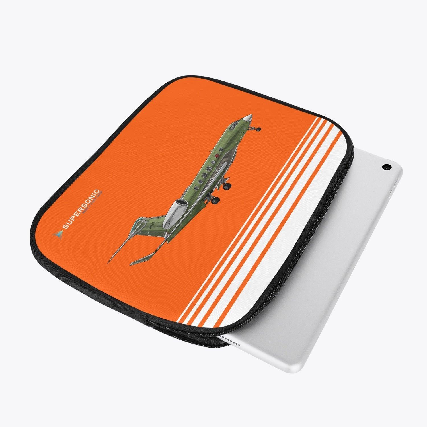 Aviation Gulfstream 500 in Factory Green iPad Neopren Schutzhülle für Crews Default für Piloten, Crews, Kinder & Planespotter made by SUPERSONIC aero 4U