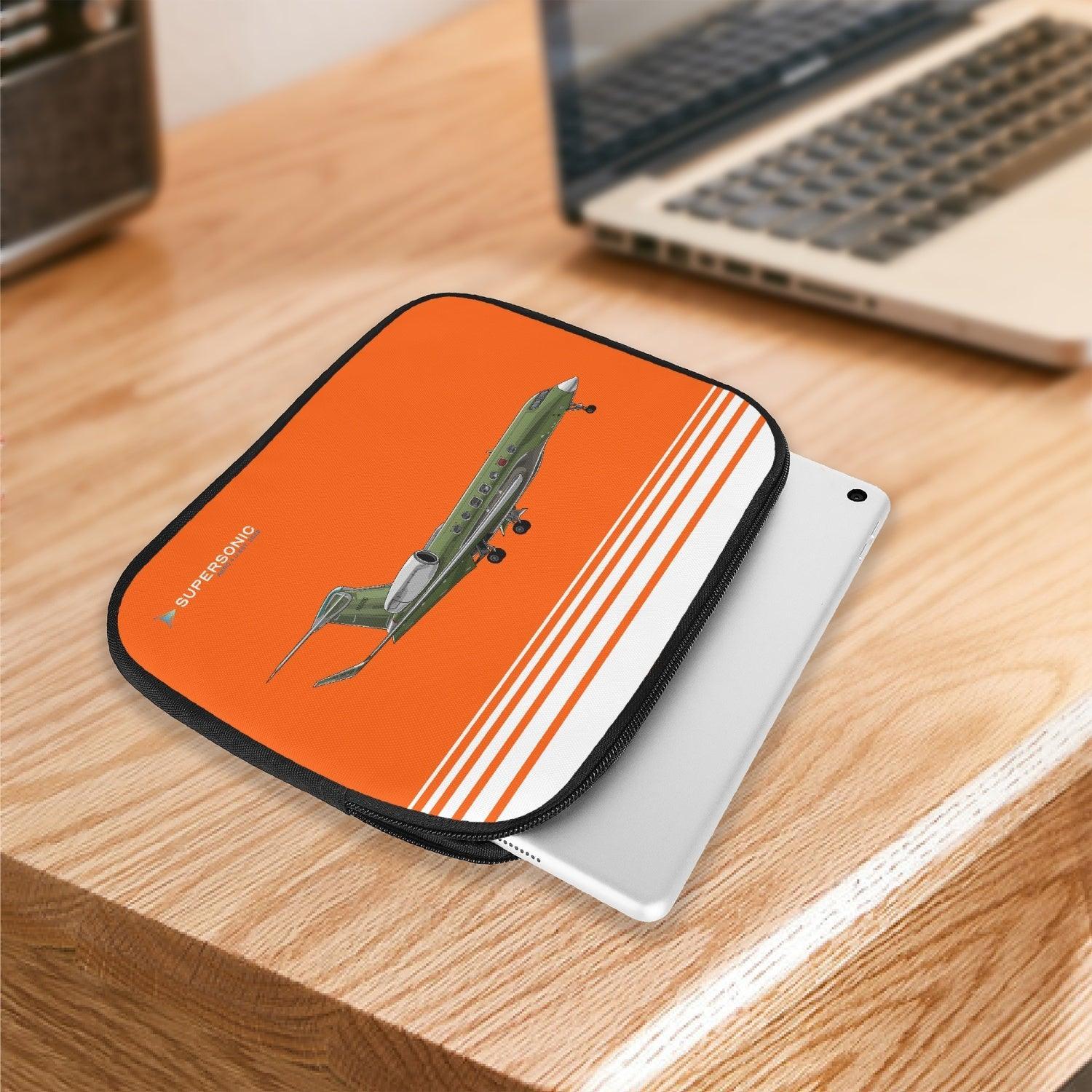 Aviation Gulfstream 500 in Factory Green iPad Neopren Schutzhülle für Crews für Piloten, Crews, Kinder & Planespotter made by SUPERSONIC aero 4U