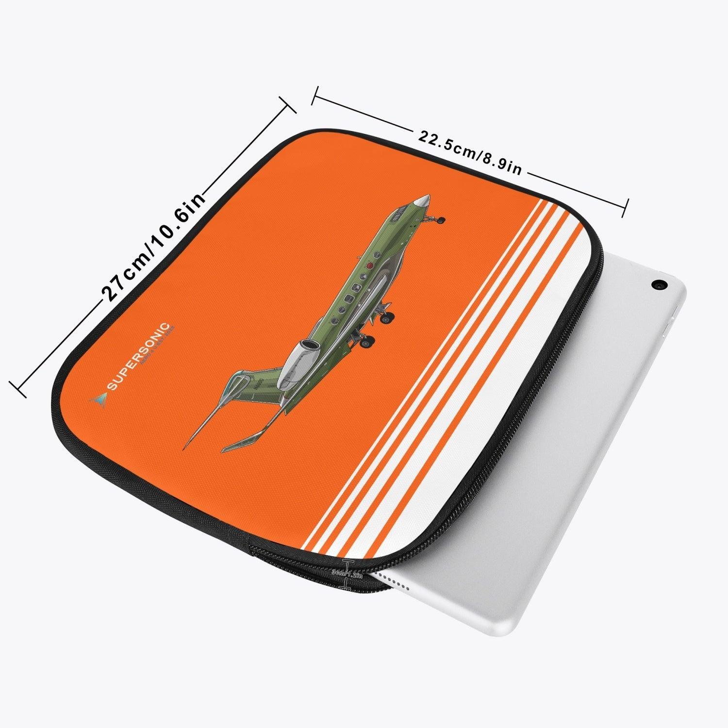 Aviation Gulfstream 500 in Factory Green iPad Neopren Schutzhülle für Crews für Piloten, Crews, Kinder & Planespotter made by SUPERSONIC aero 4U