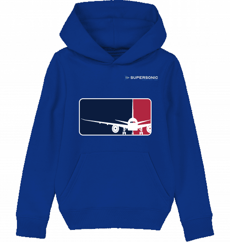 Aviation Kids Aviation Hoodie "Major League Aviation" Boeing 777 für Piloten, Crews, Kinder & Planespotter made by SUPERSONIC aero 4U