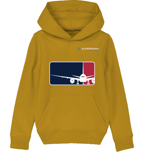 Aviation Kids Aviation Hoodie "Major League Aviation" Boeing 777 für Piloten, Crews, Kinder & Planespotter made by SUPERSONIC aero 4U