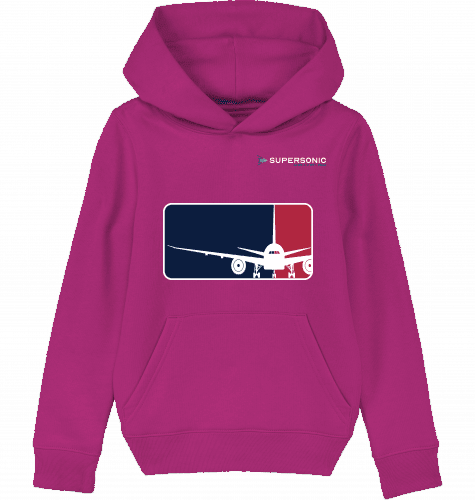 Aviation Kids Aviation Hoodie "Major League Aviation" Boeing 777 für Piloten, Crews, Kinder & Planespotter made by SUPERSONIC aero 4U