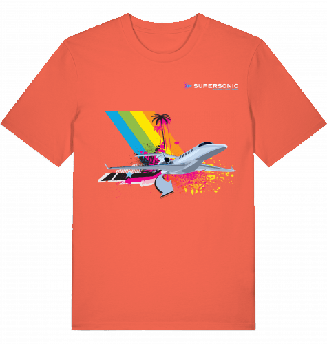 Aviation Flugzeug T-Shirt "Embraer Phenom Summer Style" Fiesta für Piloten, Crews, Kinder & Planespotter made by SUPERSONIC aero 4U