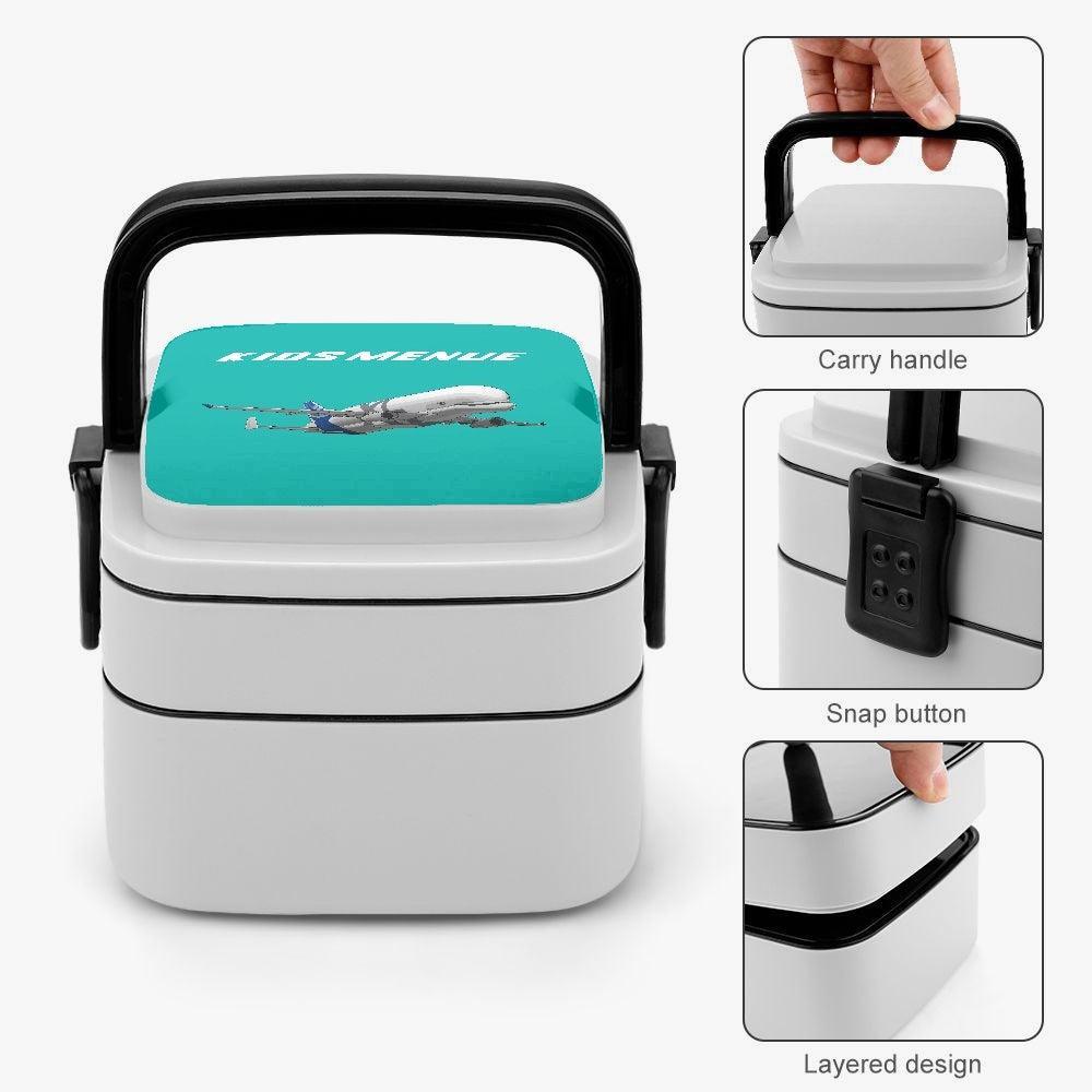 Aviation Lunch Box Kids Menu Airbus Beluga XL für Piloten, Crews, Kinder & Planespotter made by SUPERSONIC aero 4U