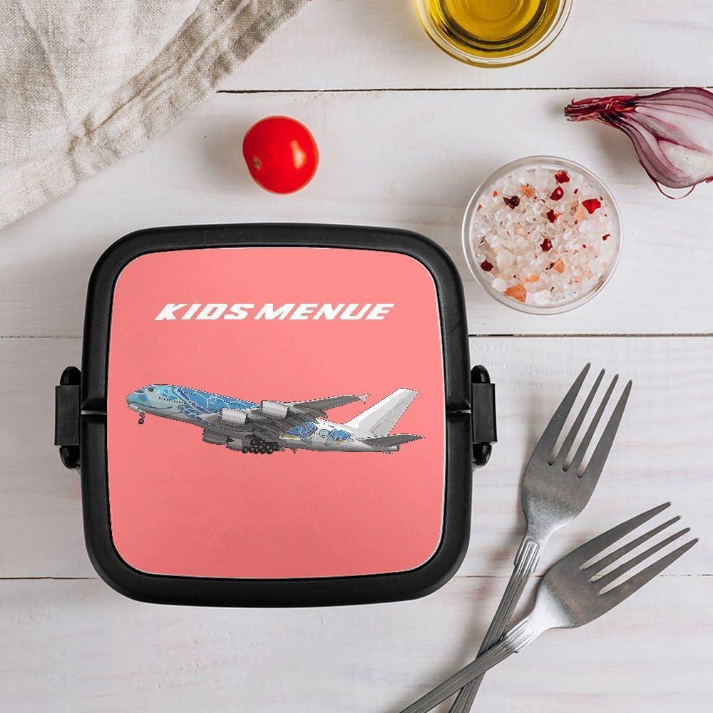 Aviation Lunch Box Kids Menue Airbus A380 Default für Piloten, Crews, Kinder & Planespotter made by SUPERSONIC aero 4U