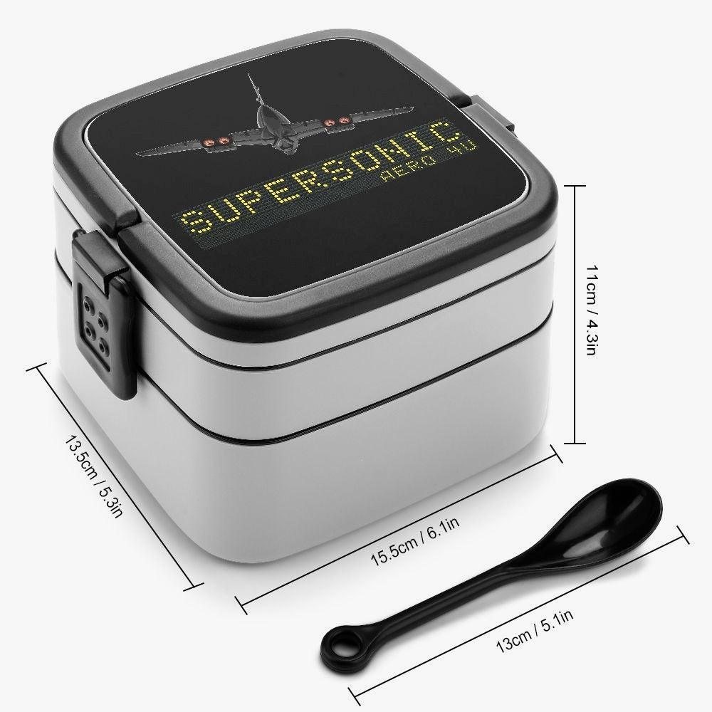 Aviation Lunch Box - Supersonic Concorde für Piloten, Crews, Kinder & Planespotter made by SUPERSONIC aero 4U