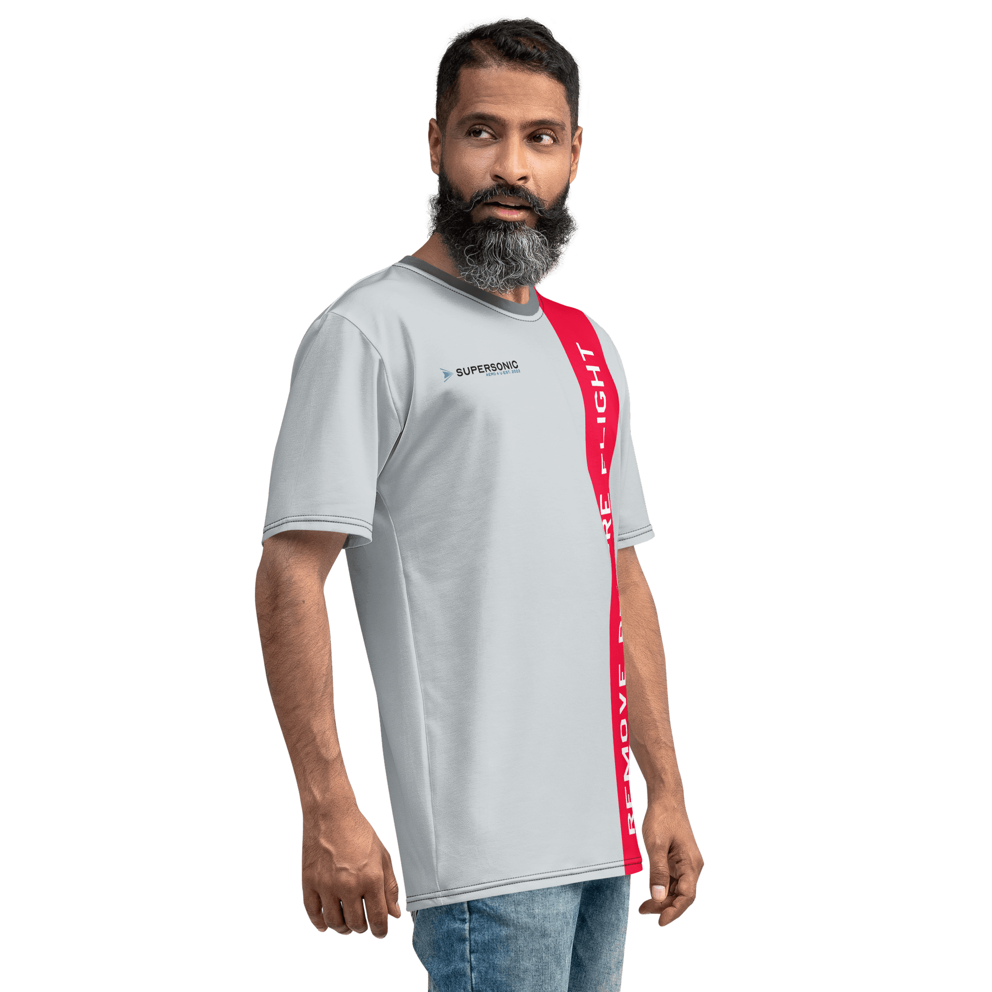 Aviation Flugzeug T-Shirt "Remove Before Flight" Boeing 747 Jumbojet (Fullprint) für Piloten, Crews, Kinder & Planespotter made by SUPERSONIC aero 4U