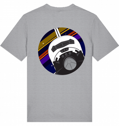 Aviation Space Exploration "Nasa Space Shuttle" Mid Heather Grey für Piloten, Crews, Kinder & Planespotter made by SUPERSONIC aero 4U