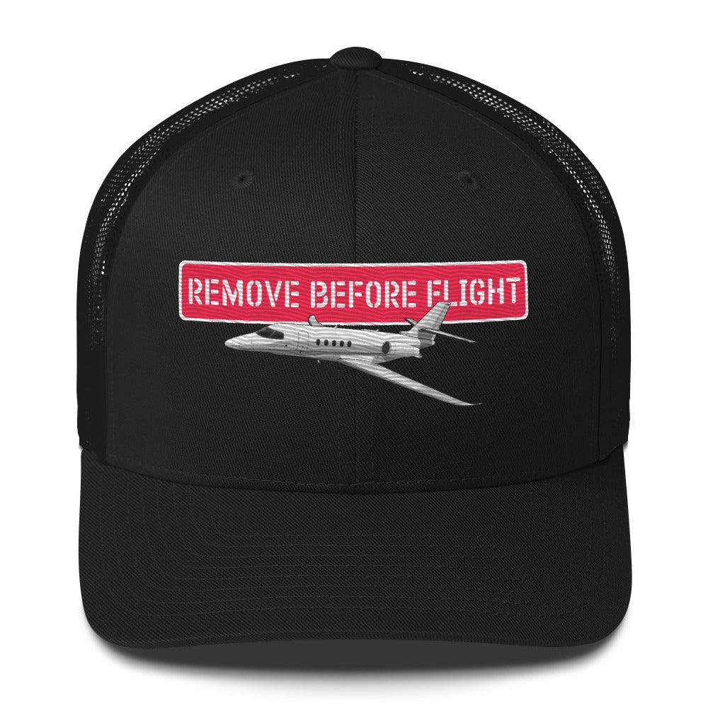 Aviation Aviation Trucker Cap - Premium Piloten Kappe "Remove before Flight" Schwarz für Piloten, Crews, Kinder & Planespotter made by SUPERSONIC aero 4U