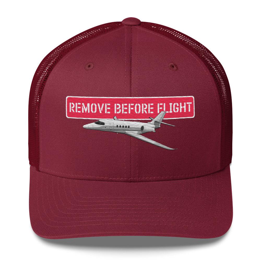 Aviation Aviation Trucker Cap - Premium Piloten Kappe "Remove before Flight" Cranberry für Piloten, Crews, Kinder & Planespotter made by SUPERSONIC aero 4U