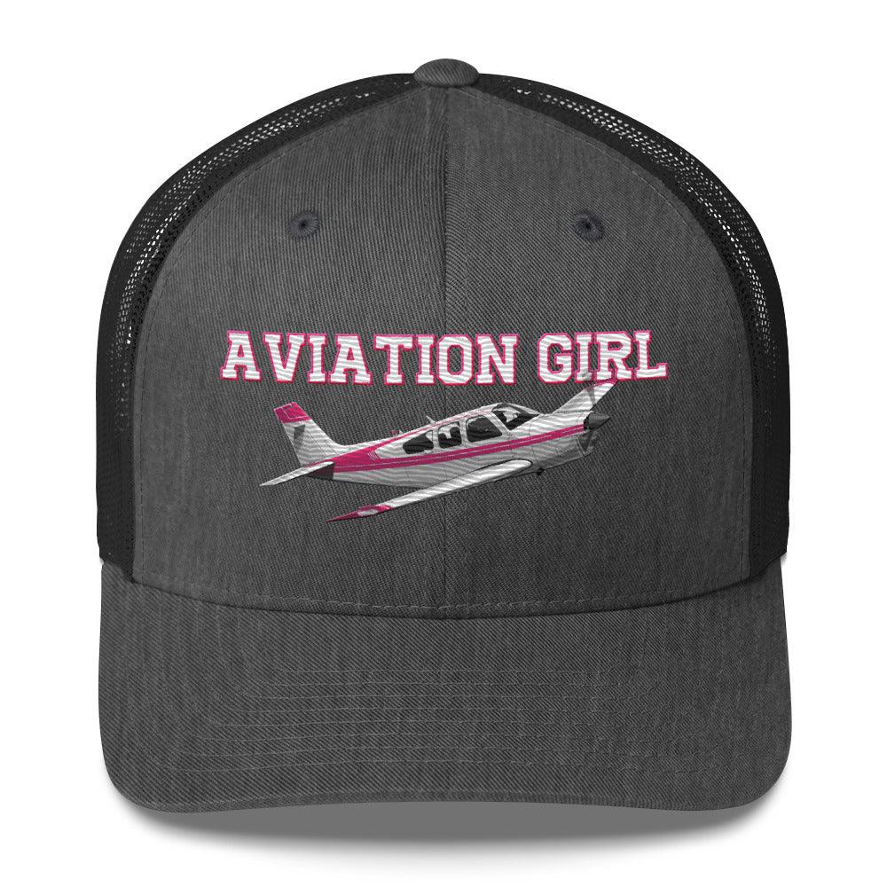 Aviation Supersonic Trucker Cap - Stylische Aviation Fashion für Aviation Girls Dark Heather Gray für Piloten, Crews, Kinder & Planespotter made by SUPERSONIC aero 4U