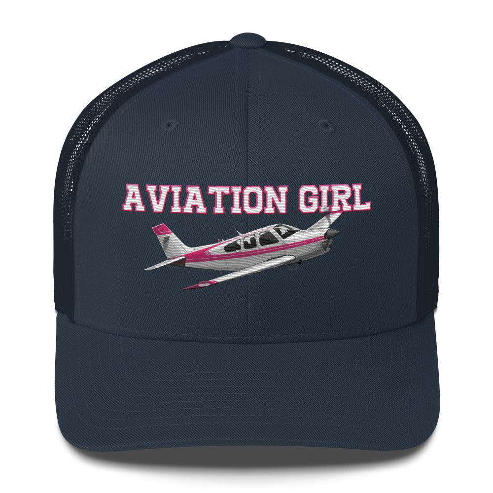 Aviation Supersonic Trucker Cap - Stylische Aviation Fashion für Aviation Girls Navy für Piloten, Crews, Kinder & Planespotter made by SUPERSONIC aero 4U