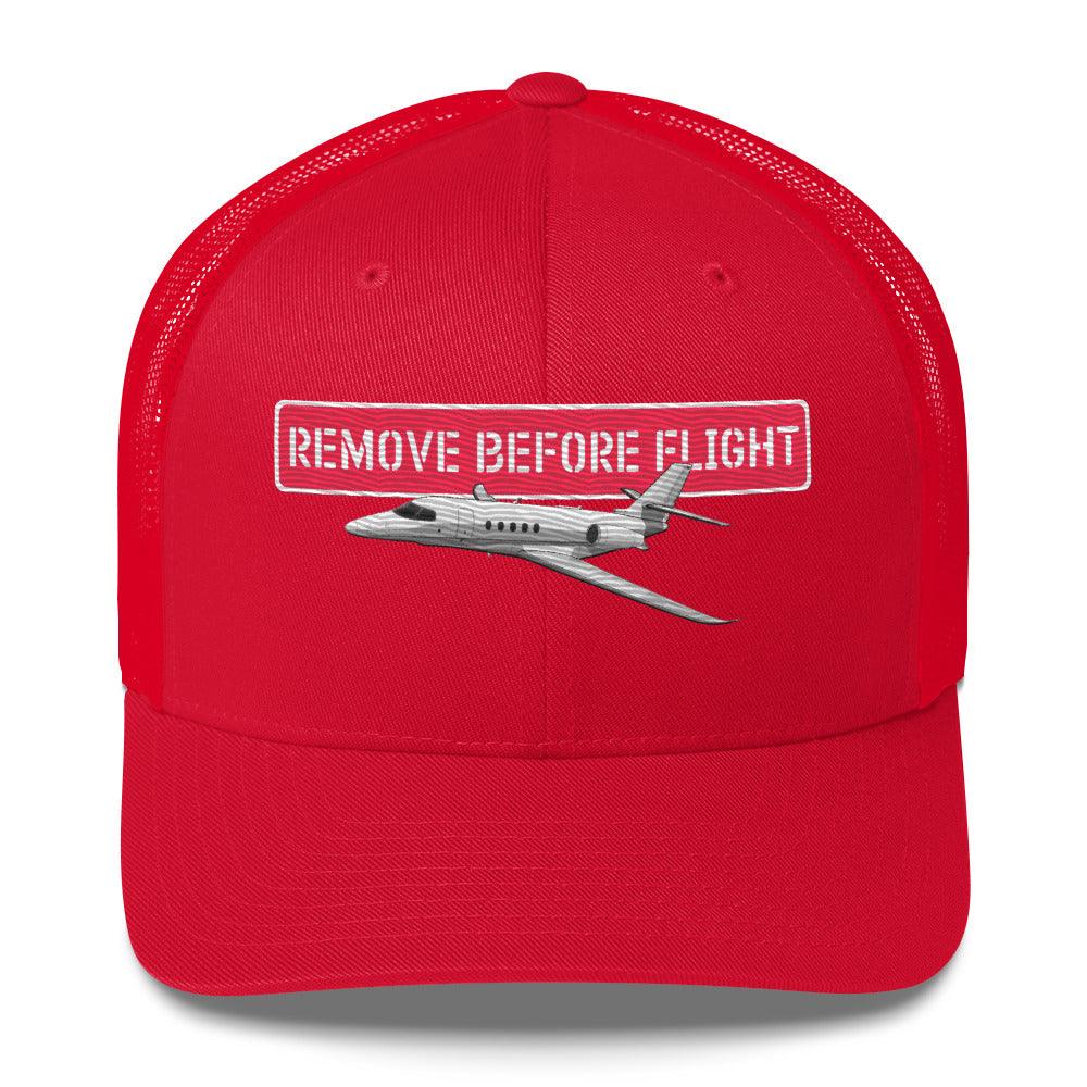 Aviation Aviation Trucker Cap - Premium Piloten Kappe "Remove before Flight" Rot für Piloten, Crews, Kinder & Planespotter made by SUPERSONIC aero 4U