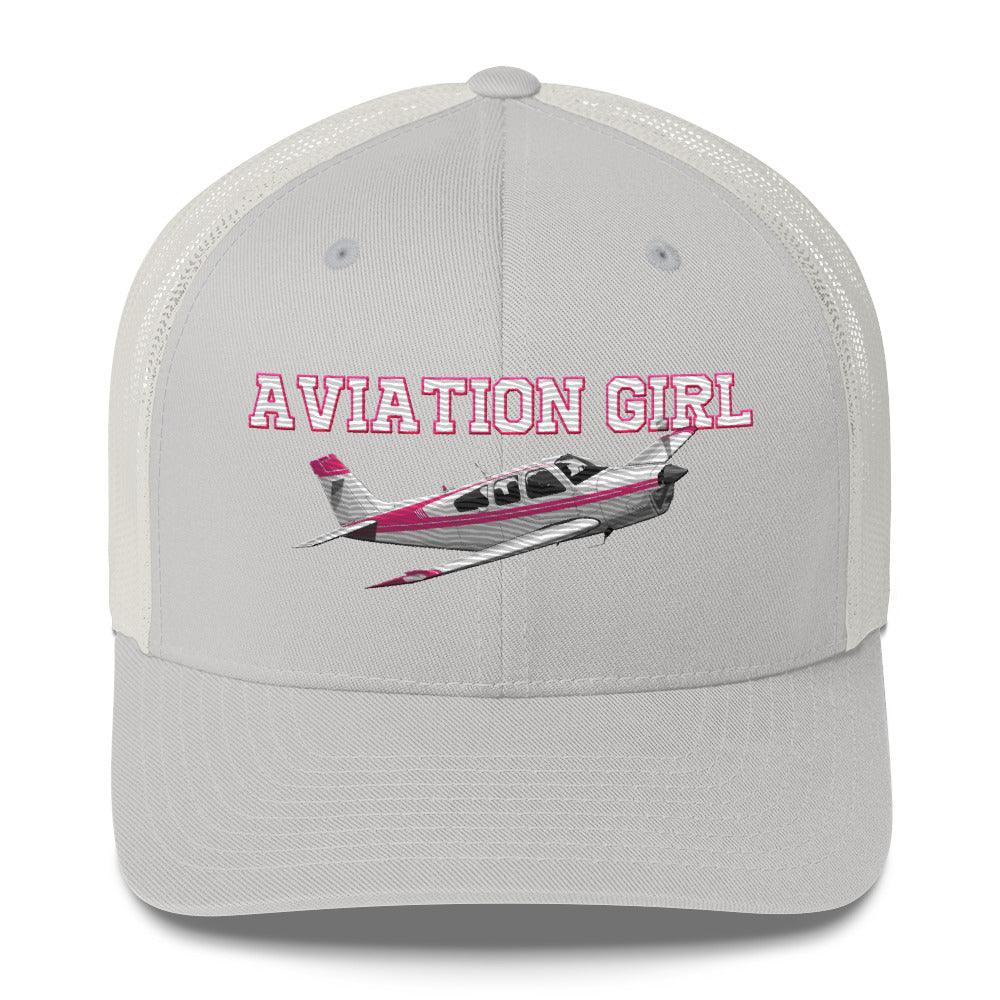 Aviation Supersonic Trucker Cap - Stylische Aviation Fashion für Aviation Girls Silber für Piloten, Crews, Kinder & Planespotter made by SUPERSONIC aero 4U
