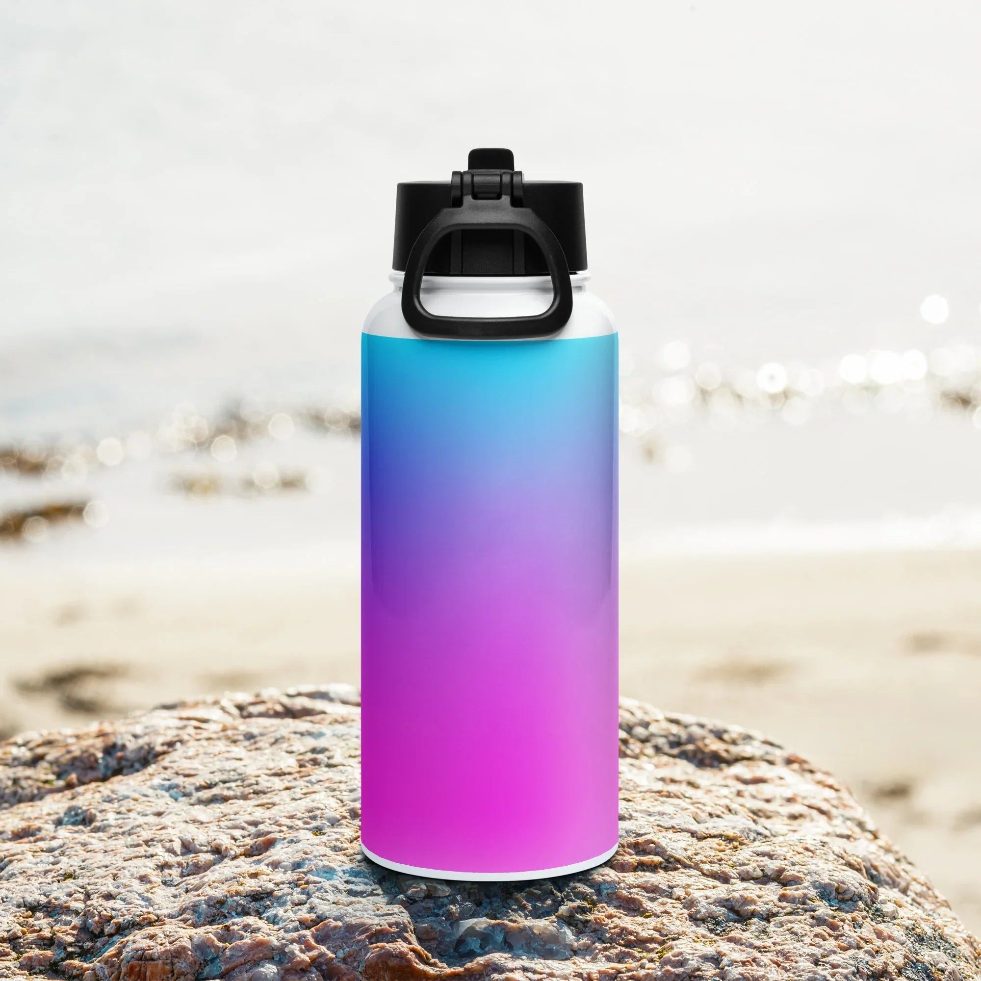 Aviation Edelstahl Trinkflasche mit Strohhalm "Flying Girl" Default Title für Piloten, Crews, Kinder & Planespotter made by SUPERSONIC aero 4U