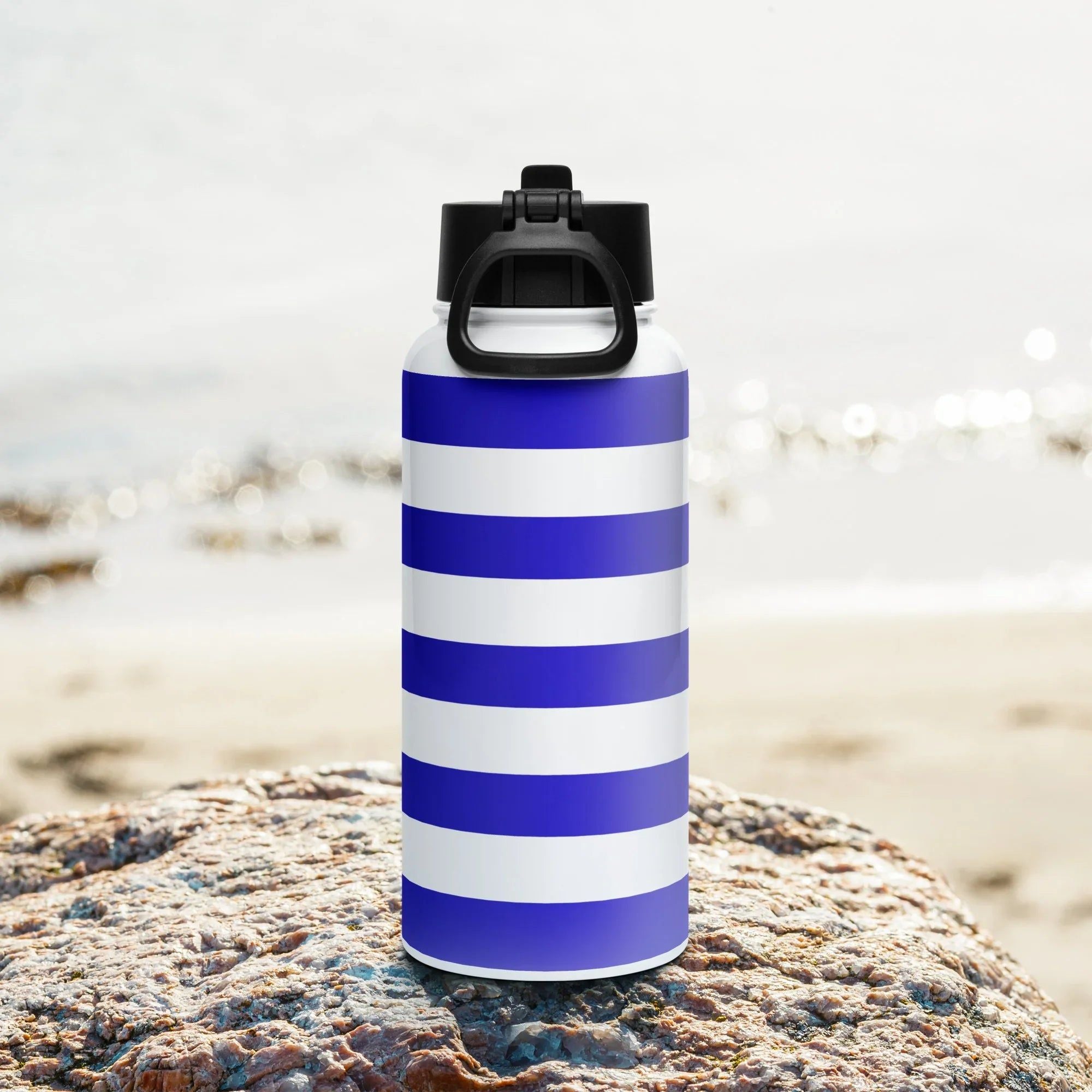 Aviation Edelstahl Trinkflasche mit Strohhalm "Latitude" Default Title für Piloten, Crews, Kinder & Planespotter made by SUPERSONIC aero 4U