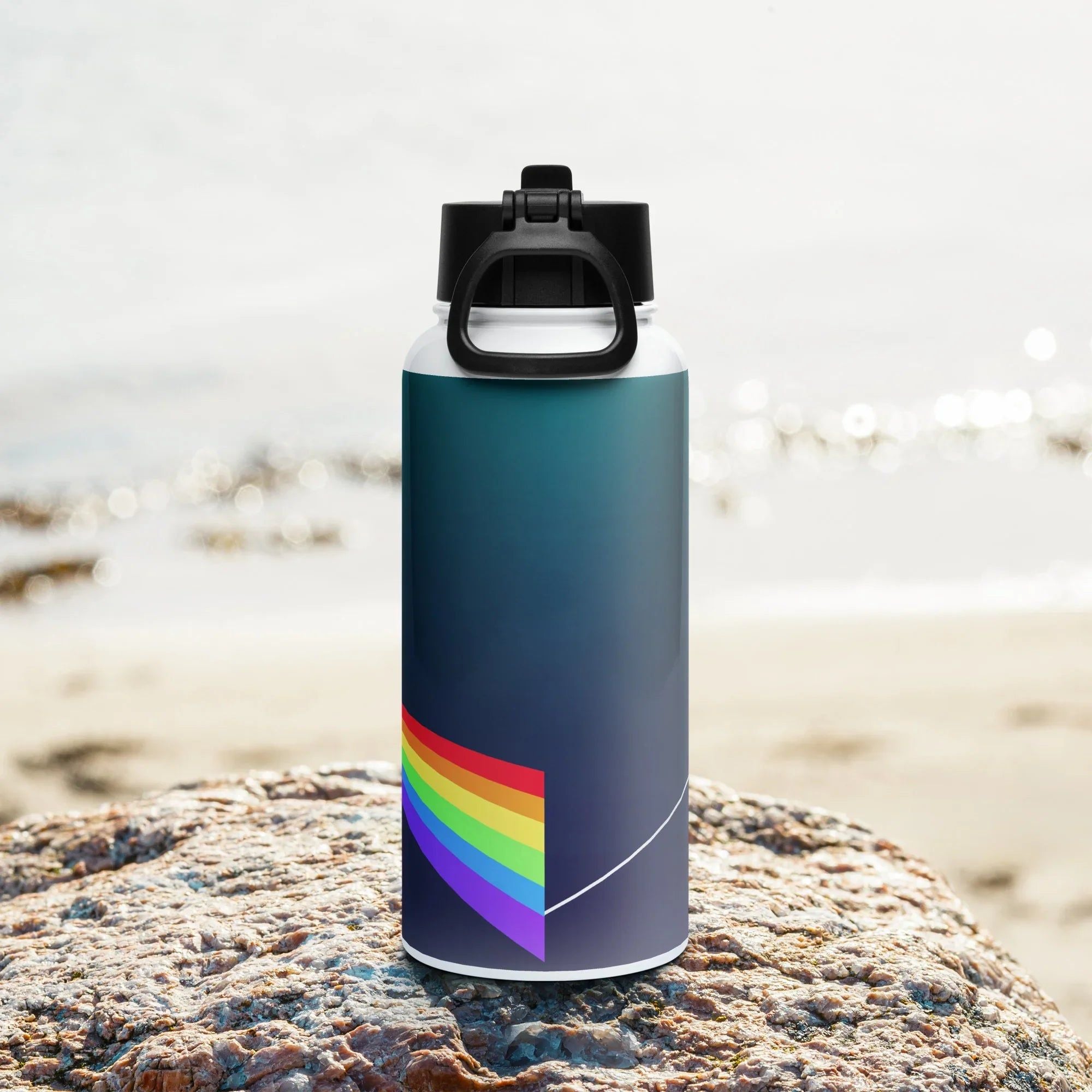 Aviation Edelstahl Trinkflasche mit Strohhalm "Dark side of Supersonic" Default Title für Piloten, Crews, Kinder & Planespotter made by SUPERSONIC aero 4U