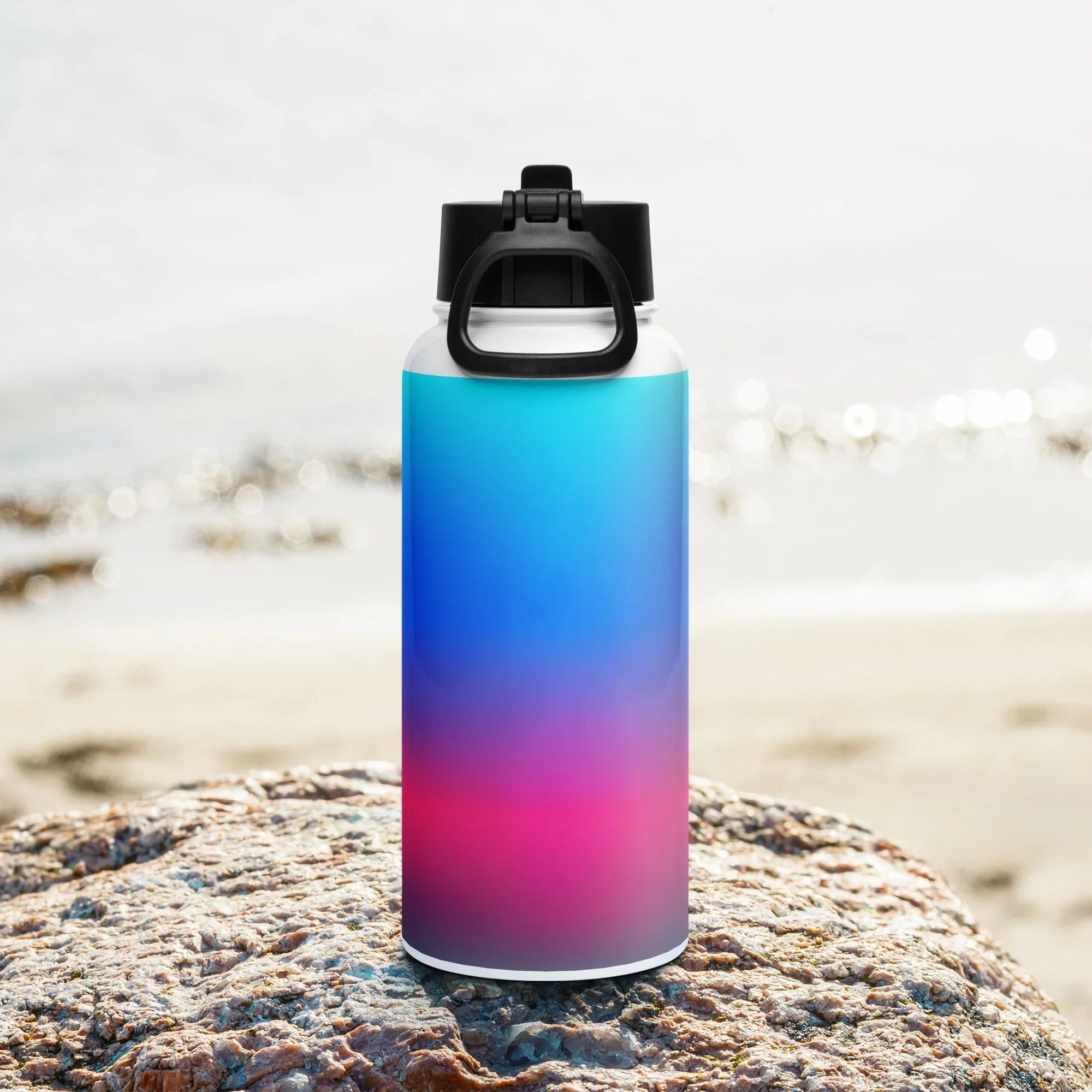 Aviation Edelstahl Trinkflasche mit Strohhalm "Miami - Aviation" Default Title für Piloten, Crews, Kinder & Planespotter made by SUPERSONIC aero 4U