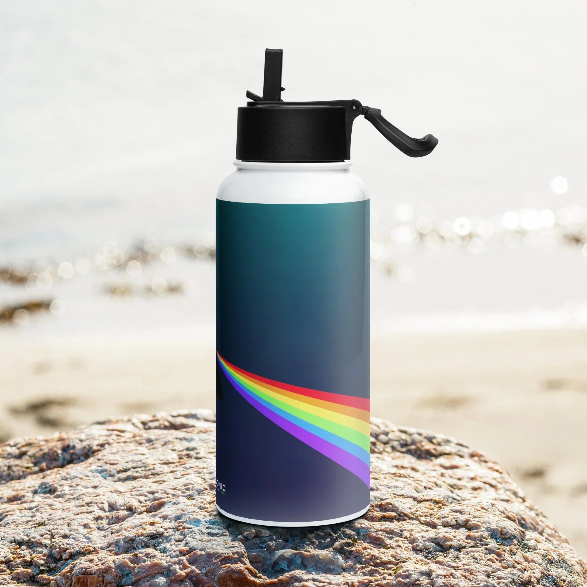 Aviation Edelstahl Trinkflasche mit Strohhalm "Dark side of Supersonic" für Piloten, Crews, Kinder & Planespotter made by SUPERSONIC aero 4U