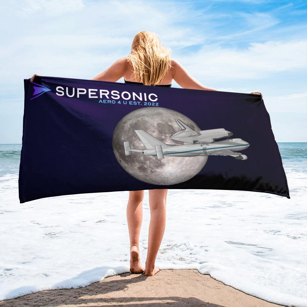 Aviation Strandtuch "Boeing 747 Nasa Shuttle Transporter" Default Title für Piloten, Crews, Kinder & Planespotter made by SUPERSONIC aero 4U