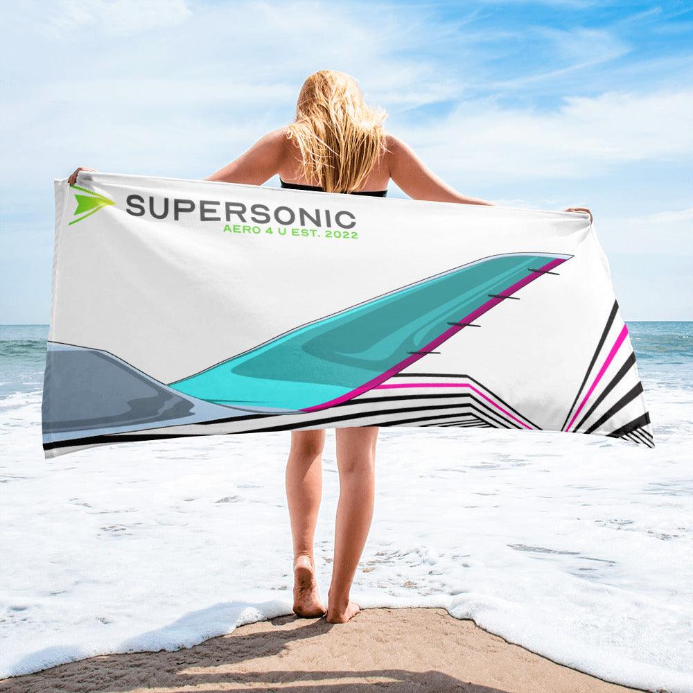 Aviation Strandtuch "Airbus A350 Winglet" Default Title für Piloten, Crews, Kinder & Planespotter made by SUPERSONIC aero 4U