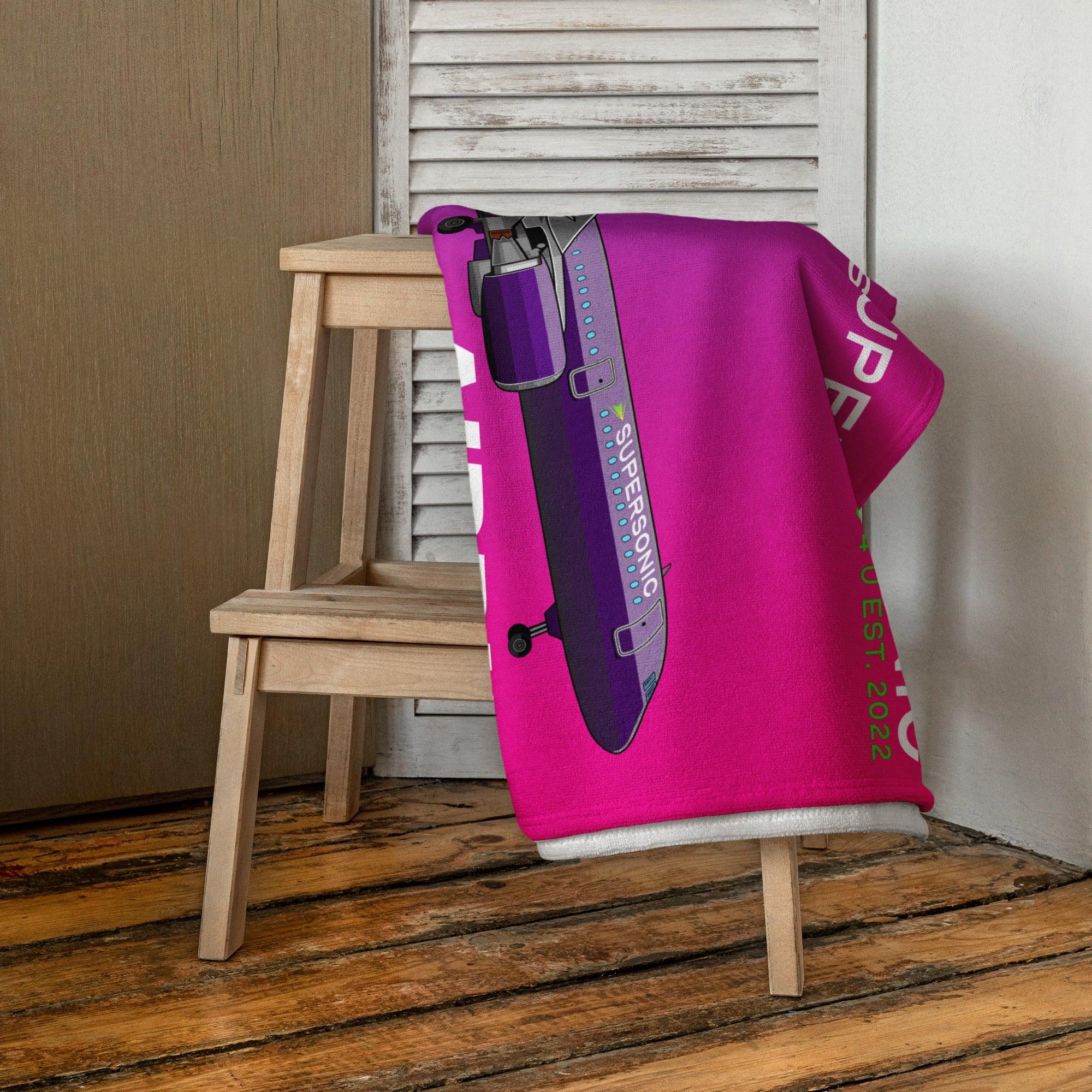 Aviation Strandtuch "Airbus A321neo" für Piloten, Crews, Kinder & Planespotter made by SUPERSONIC aero 4U