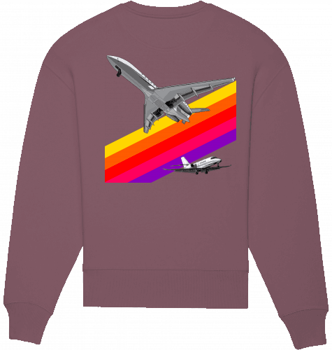 Aviation Sweatshirt VHS Design Aviation Unisex Kaffa Coffee für Piloten, Crews, Kinder & Planespotter made by SUPERSONIC aero 4U