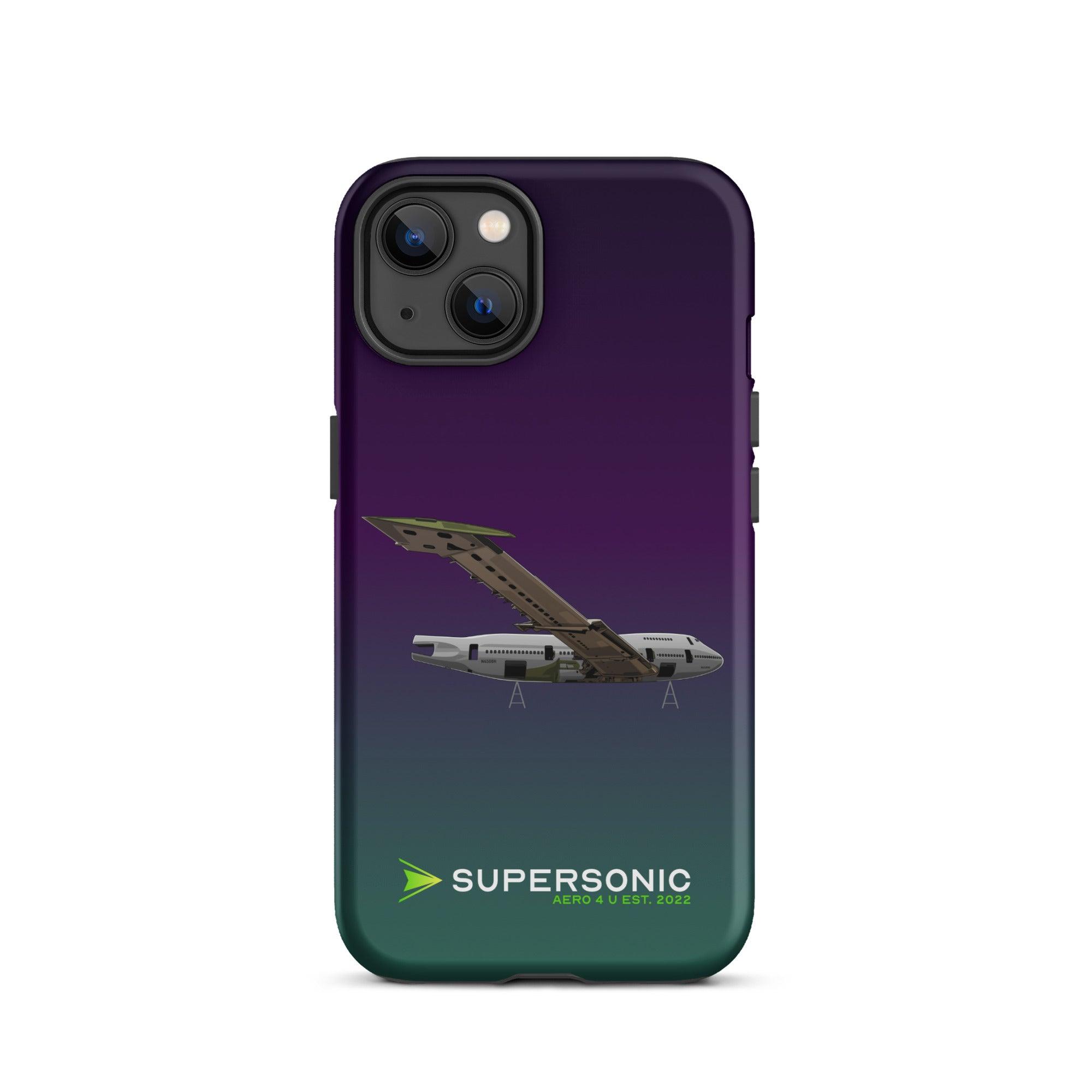 Aviation FIRST CLASS iPhone Hülle - Boeing 747 Jumbojet Edition | Boneyard iPhone 13 für Piloten, Crews, Kinder & Planespotter made by SUPERSONIC aero 4U