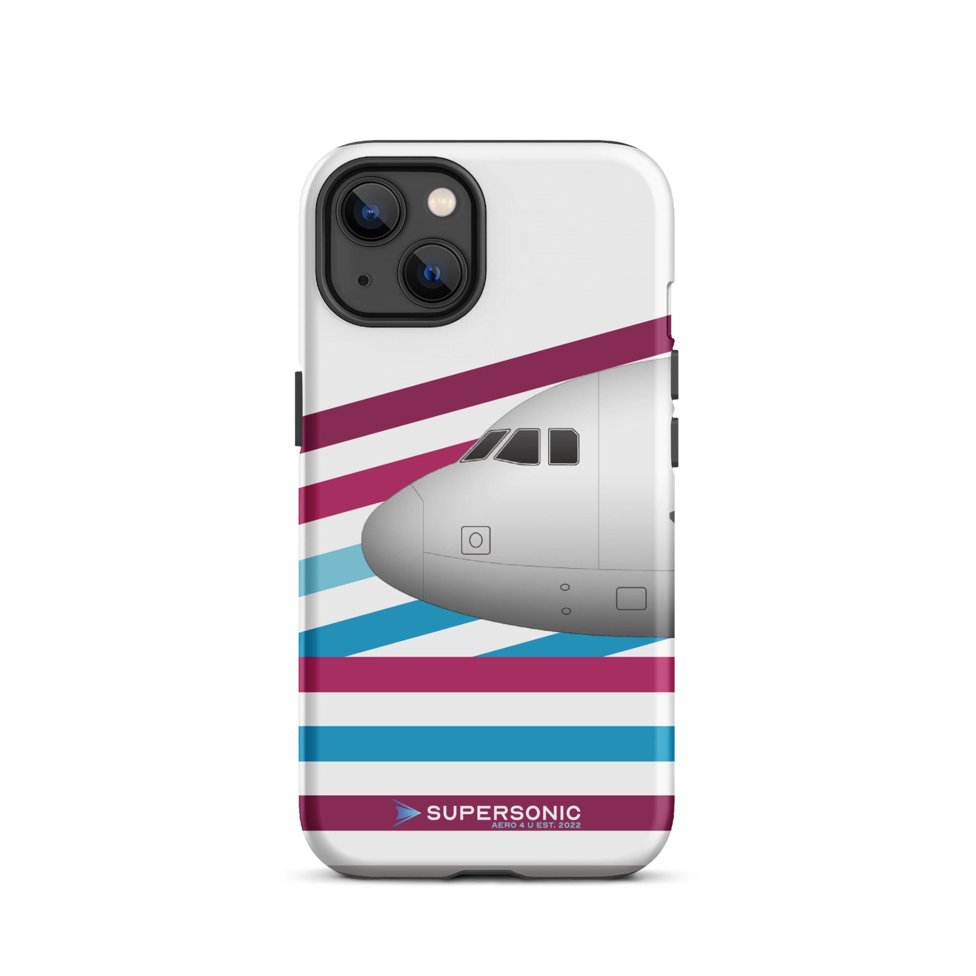 Aviation FIRST CLASS iPhone Hülle - Airbus A320 DUS Edition | Airline Case iPhone 13 für Piloten, Crews, Kinder & Planespotter made by SUPERSONIC aero 4U