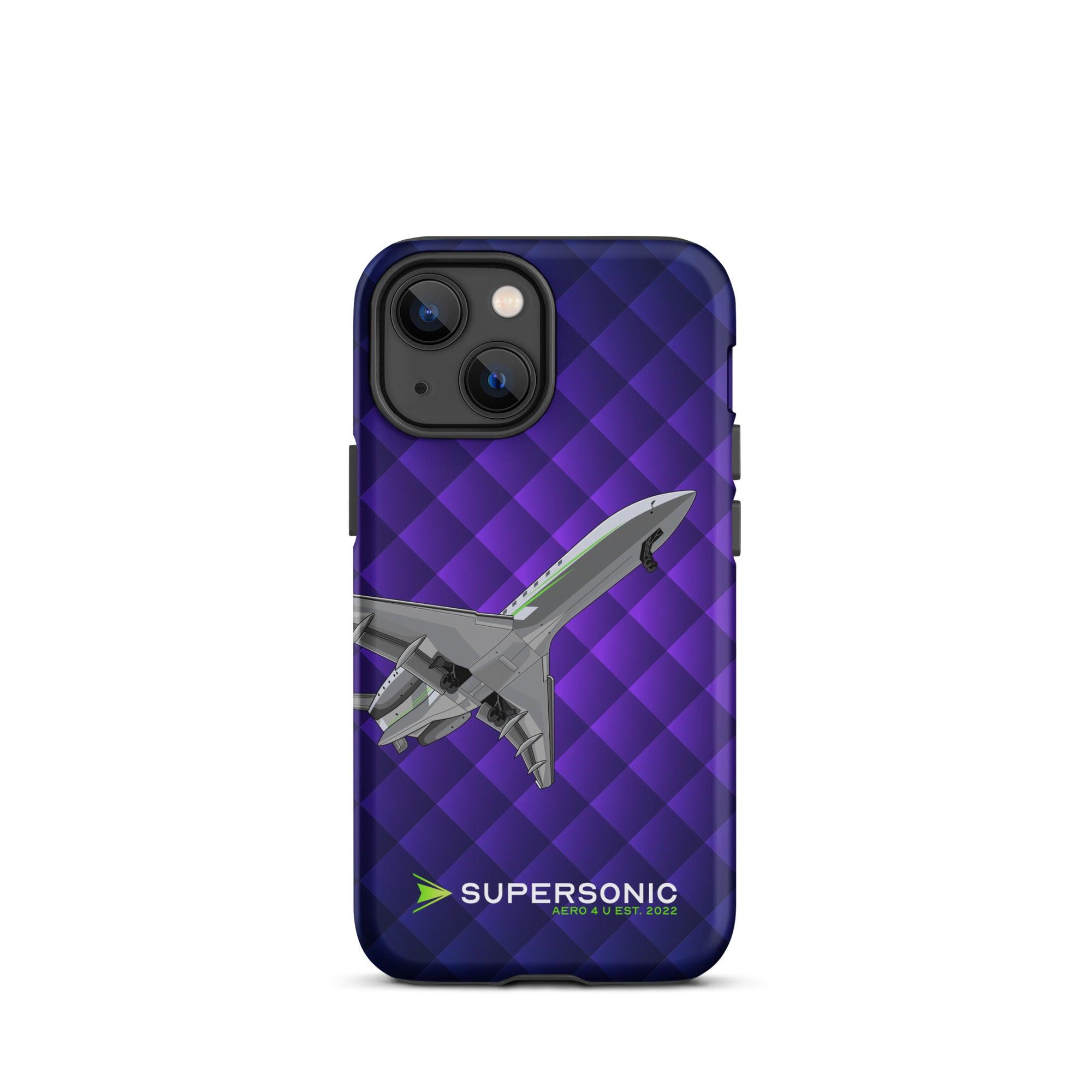 Aviation FIRST CLASS iPhone Schutzhülle - Business Jet Edition | Jetset Case iPhone 13 mini für Piloten, Crews, Kinder & Planespotter made by SUPERSONIC aero 4U
