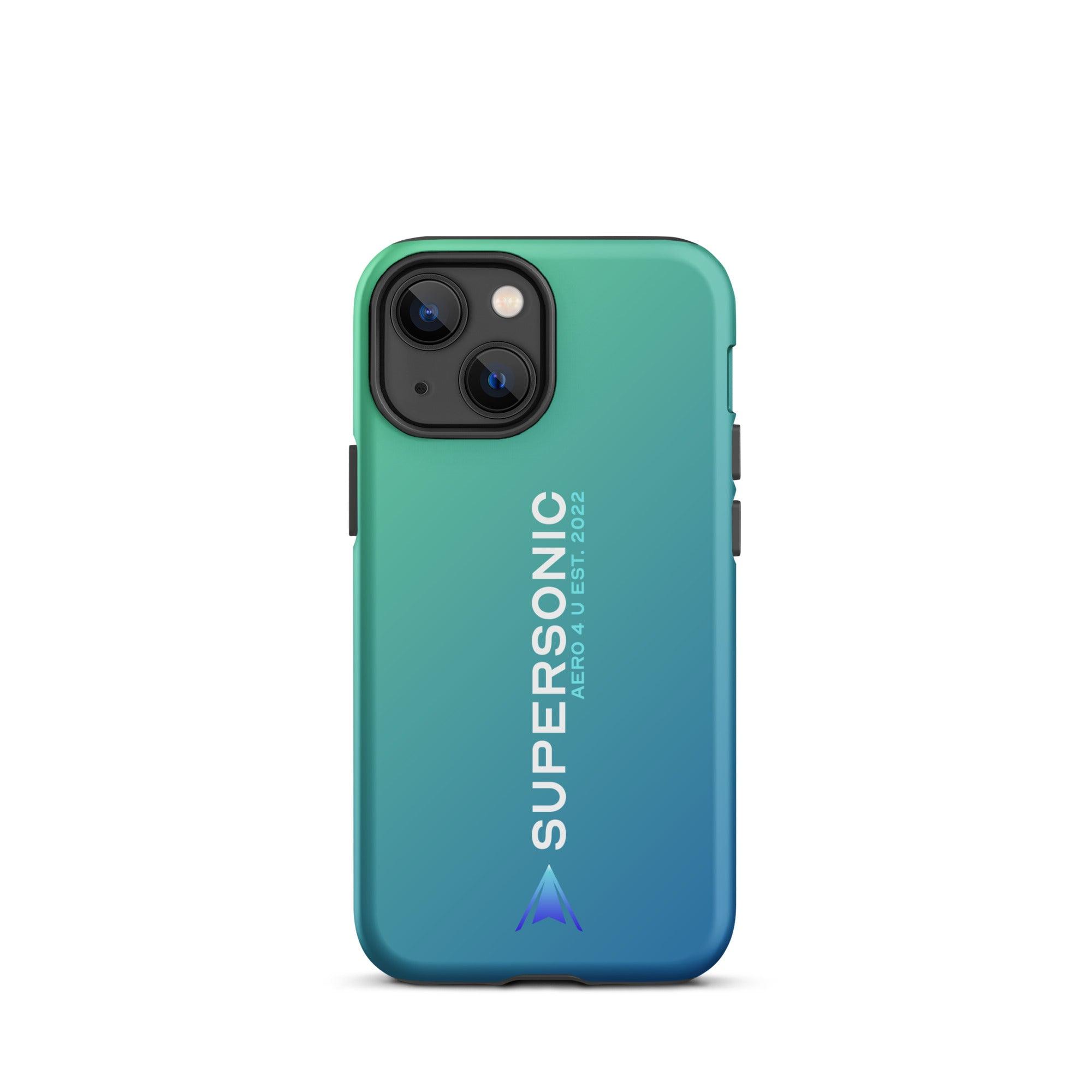 Aviation FIRST CLASS iPhone Schutzhülle - Supersonic Edition Gradient | Premium Aviation Case iPhone 13 mini für Piloten, Crews, Kinder & Planespotter made by SUPERSONIC aero 4U