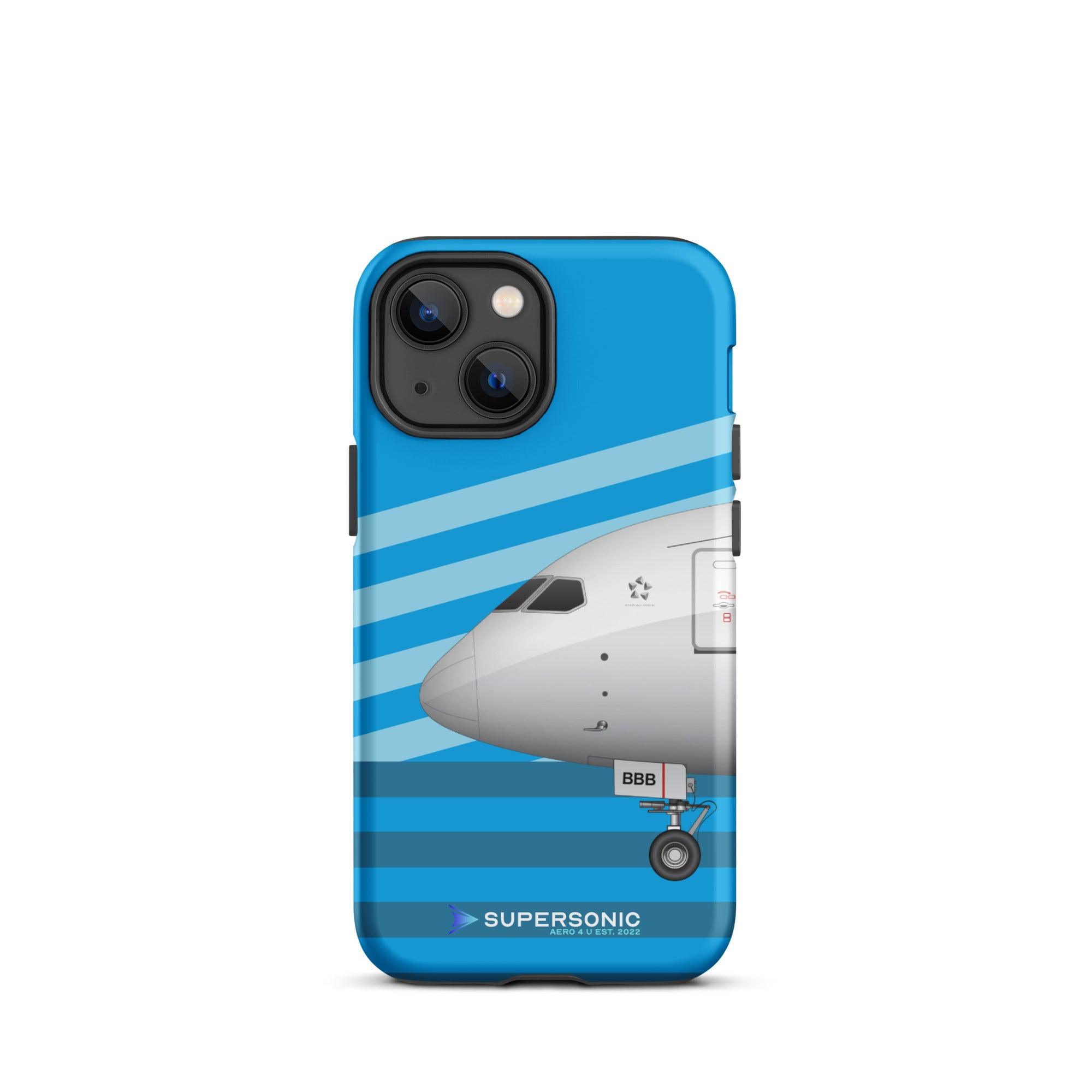 Aviation FIRST CLASS iPhone Hülle - Boeing 787 Dreamliner AMS Edition | Boeinglovers iPhone 13 mini für Piloten, Crews, Kinder & Planespotter made by SUPERSONIC aero 4U