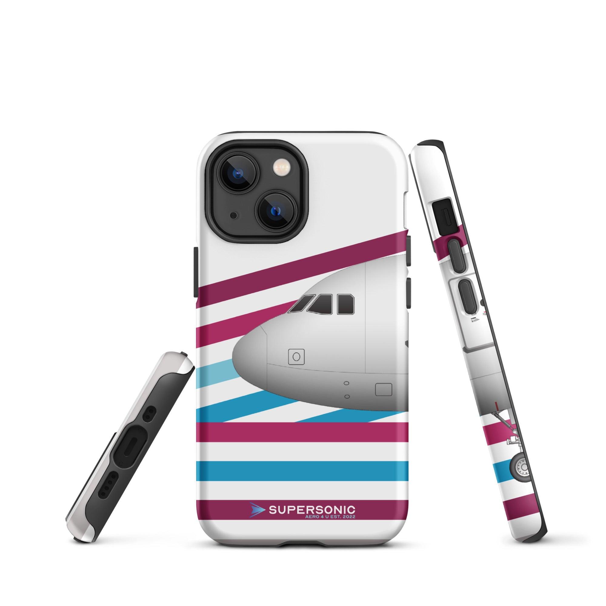 Aviation FIRST CLASS iPhone Hülle - Airbus A320 DUS Edition | Airline Case für Piloten, Crews, Kinder & Planespotter made by SUPERSONIC aero 4U