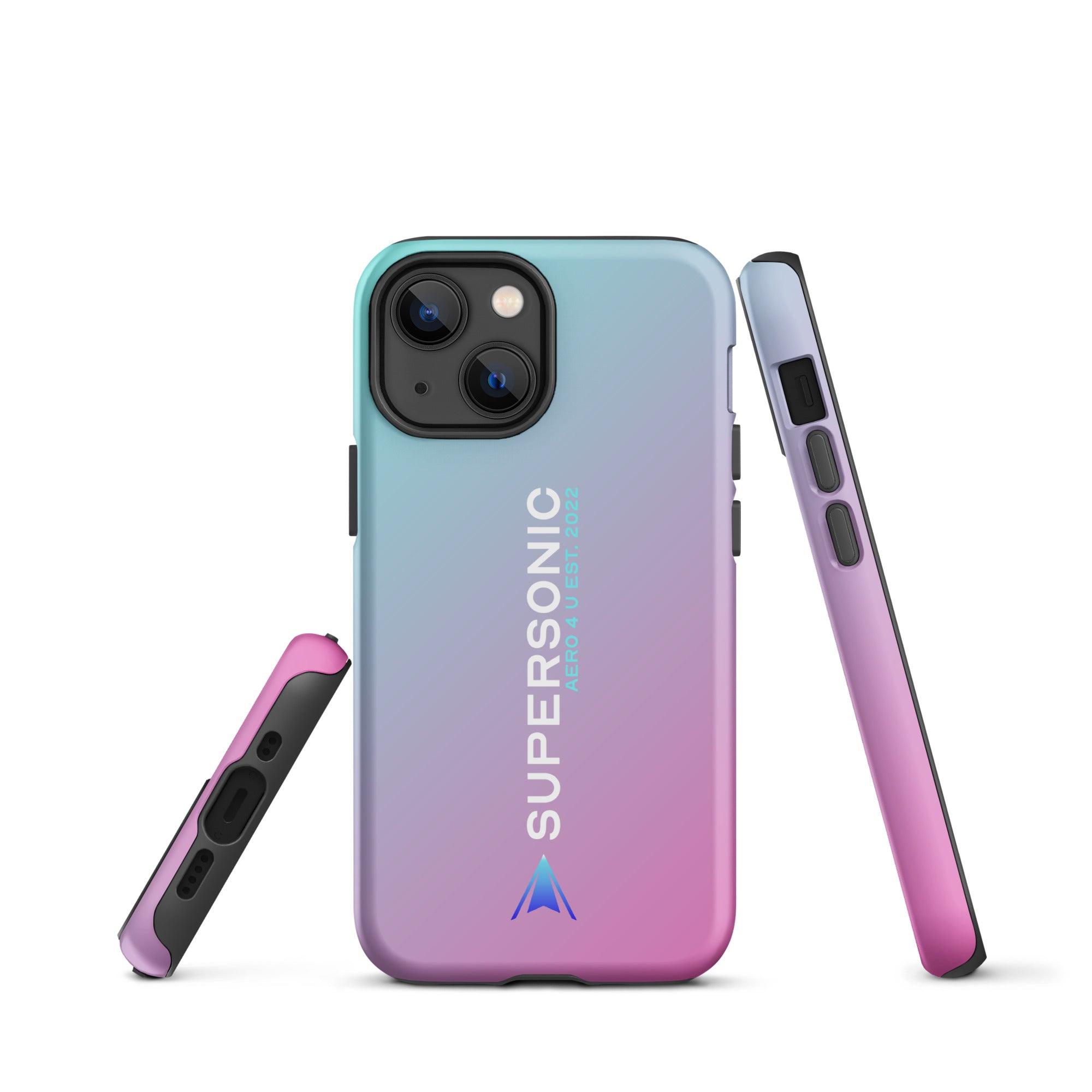 Aviation FIRST CLASS iPhone Hülle - Supersonic Edition Gradient | Airline Case für Piloten, Crews, Kinder & Planespotter made by SUPERSONIC aero 4U