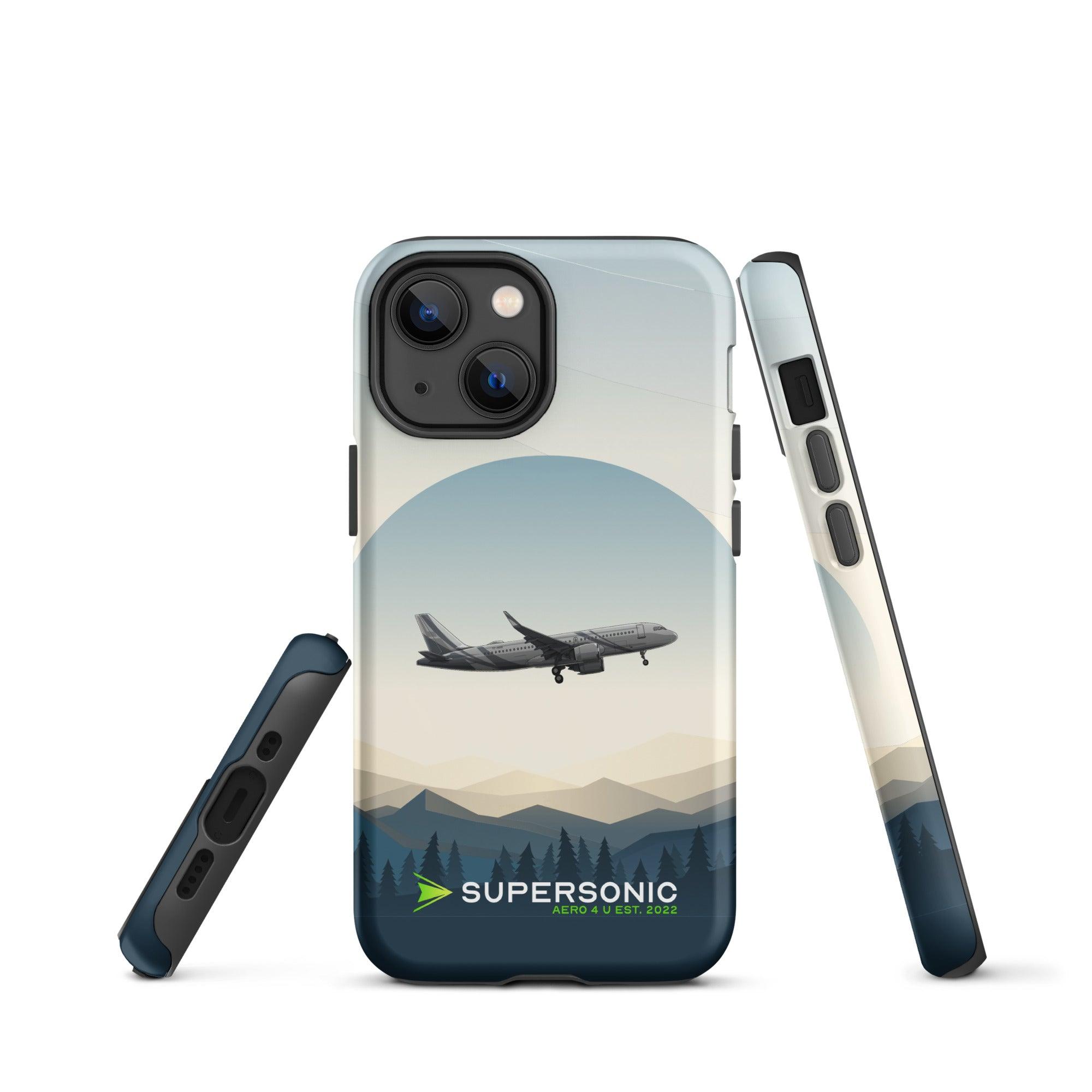 Aviation FIRST CLASS iPhone Hülle - Airbus A320 Approach | VIP Aviation Case für Piloten, Crews, Kinder & Planespotter made by SUPERSONIC aero 4U