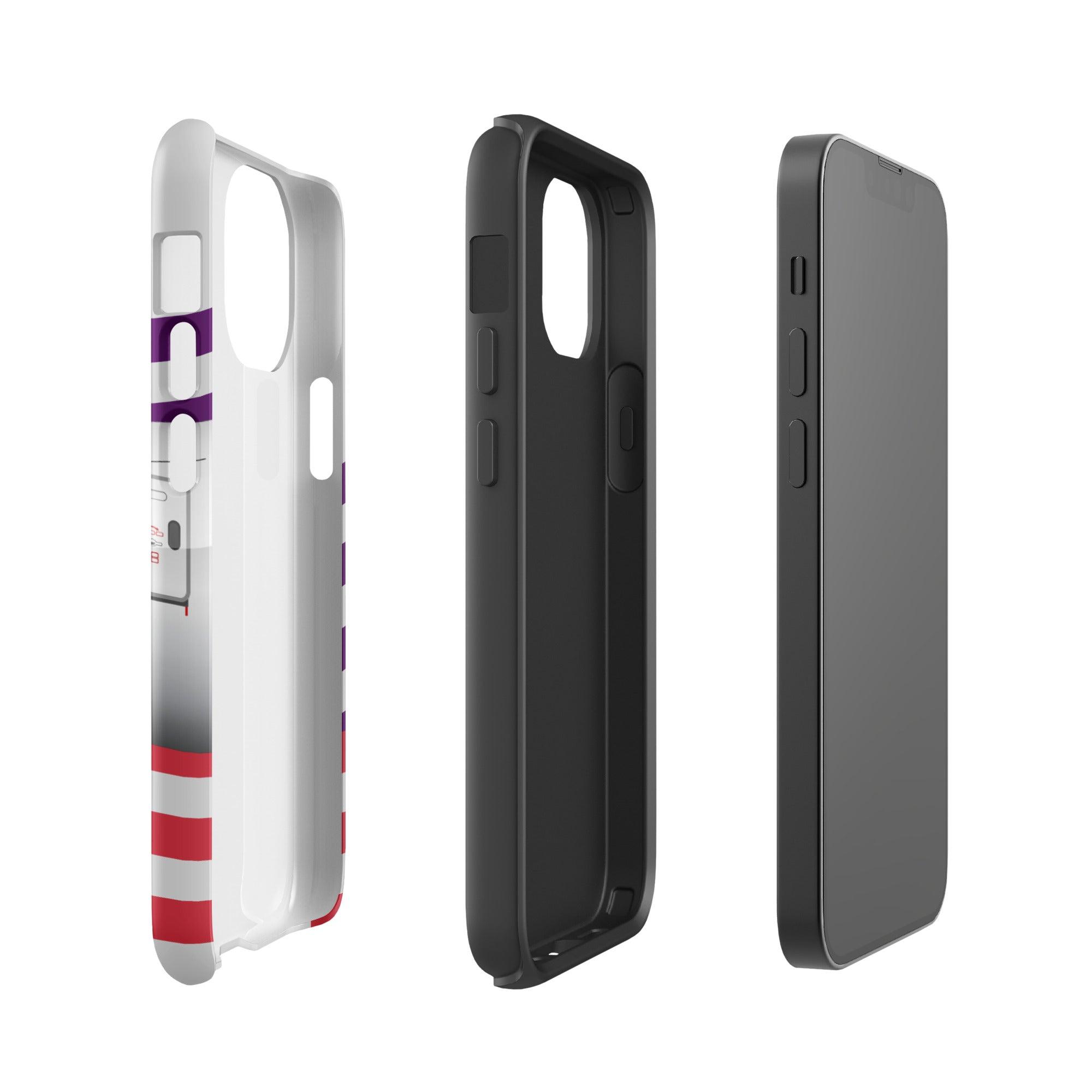 Aviation FIRST CLASS iPhone Hülle - Boeing 787 Virgin Edition | Premium Aviation Case für Piloten, Crews, Kinder & Planespotter made by SUPERSONIC aero 4U