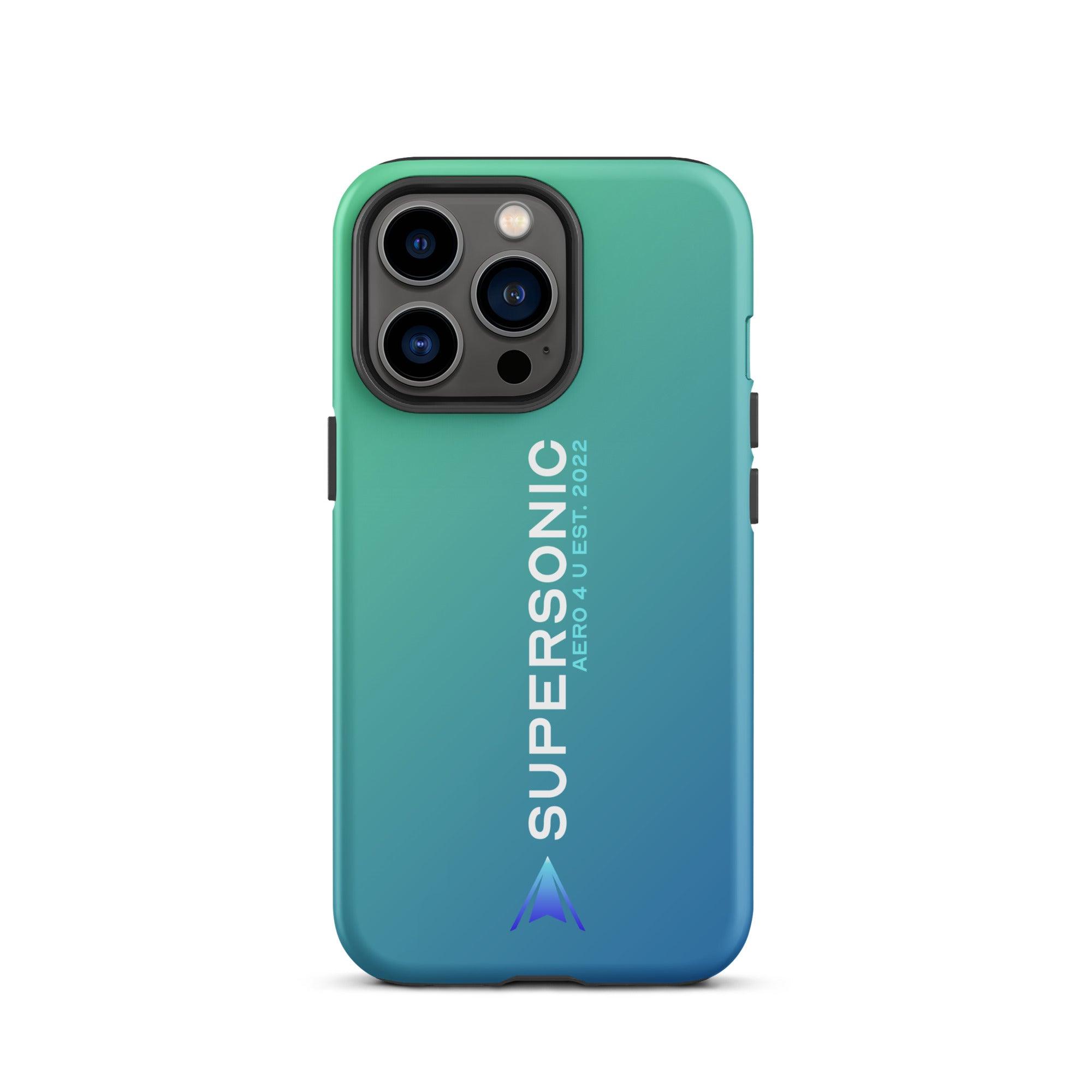 Aviation FIRST CLASS iPhone Schutzhülle - Supersonic Edition Gradient | Premium Aviation Case iPhone 13 Pro für Piloten, Crews, Kinder & Planespotter made by SUPERSONIC aero 4U