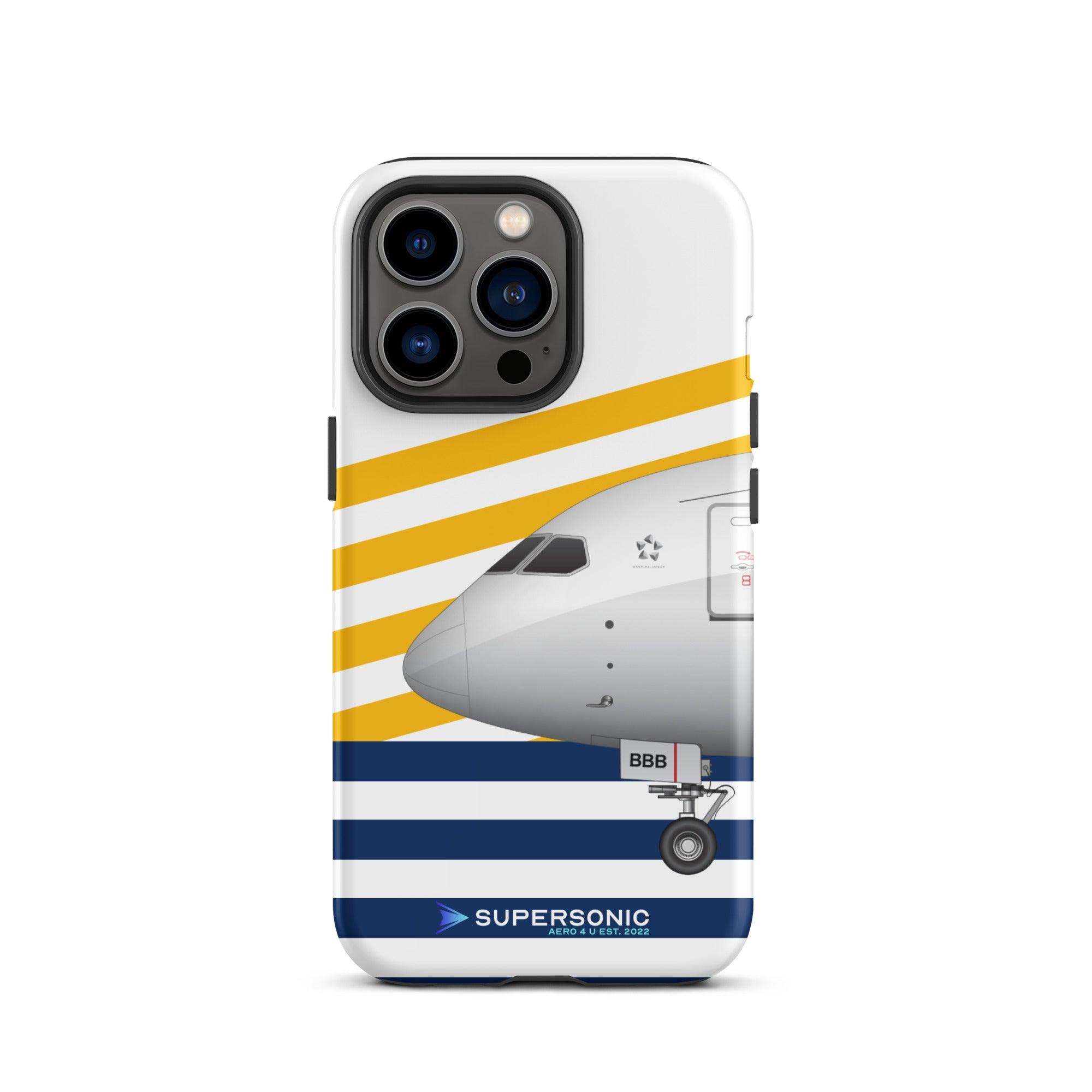Aviation FIRST CLASS iPhone Hülle - Boeing 787 Dreamliner FRA Edition iPhone 13 Pro für Piloten, Crews, Kinder & Planespotter made by SUPERSONIC aero 4U