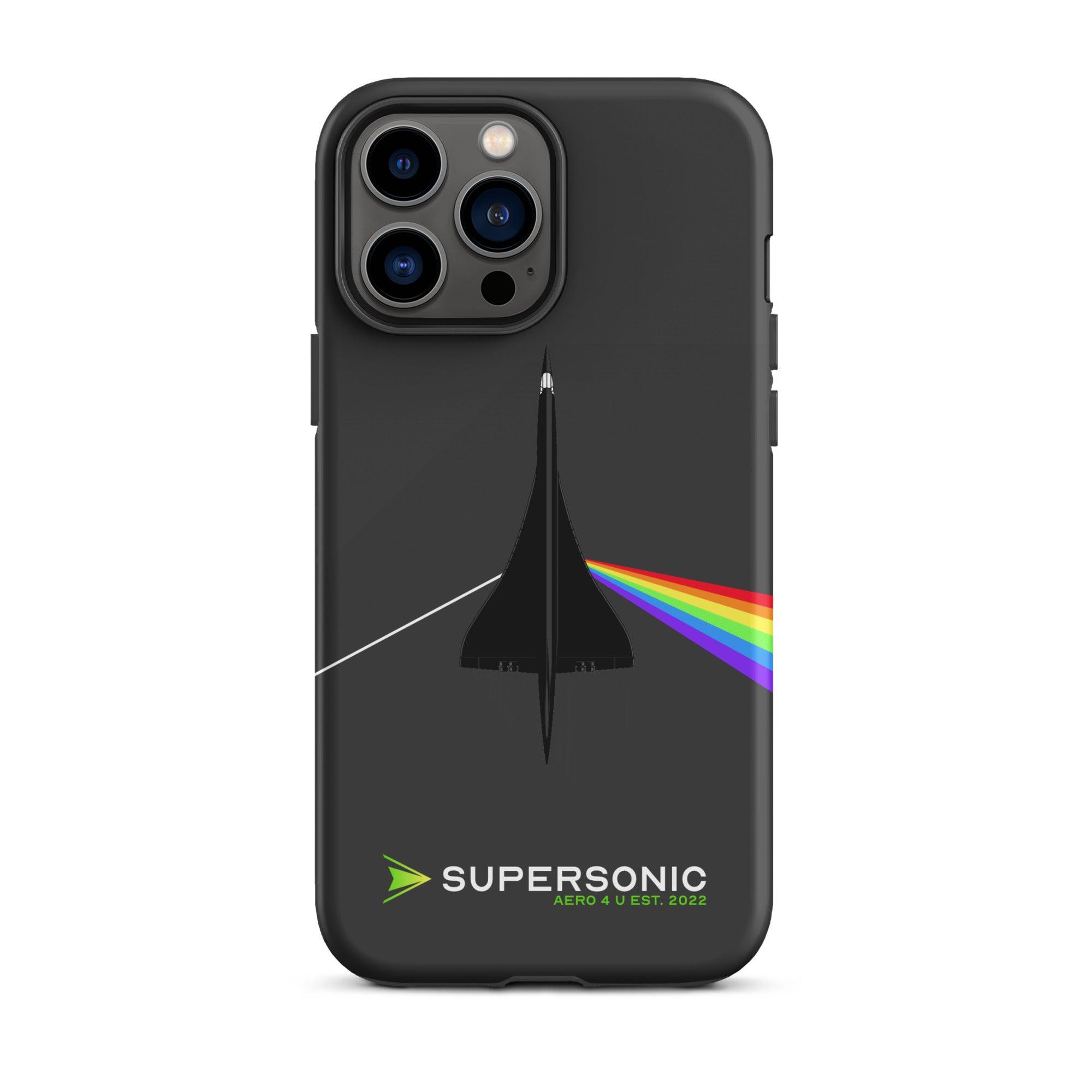 Aviation FIRST CLASS iPhone Hülle - Concorde Dark Side of Supersonic iPhone 13 Pro Max für Piloten, Crews, Kinder & Planespotter made by SUPERSONIC aero 4U