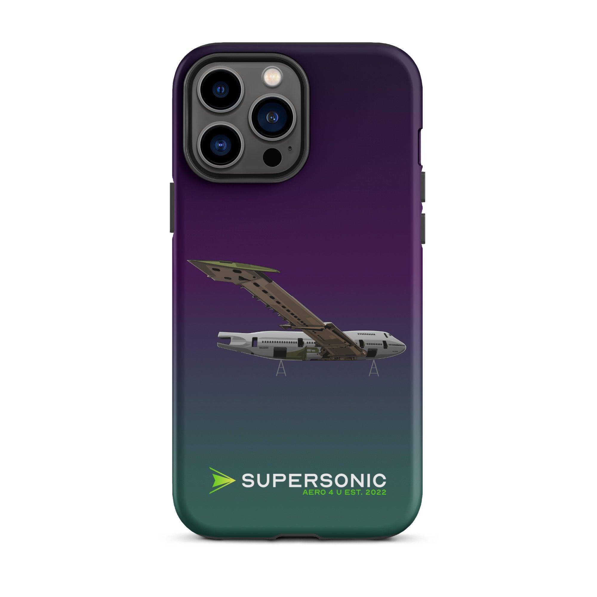 Aviation FIRST CLASS iPhone Hülle - Boeing 747 Jumbojet Edition | Boneyard iPhone 13 Pro Max für Piloten, Crews, Kinder & Planespotter made by SUPERSONIC aero 4U