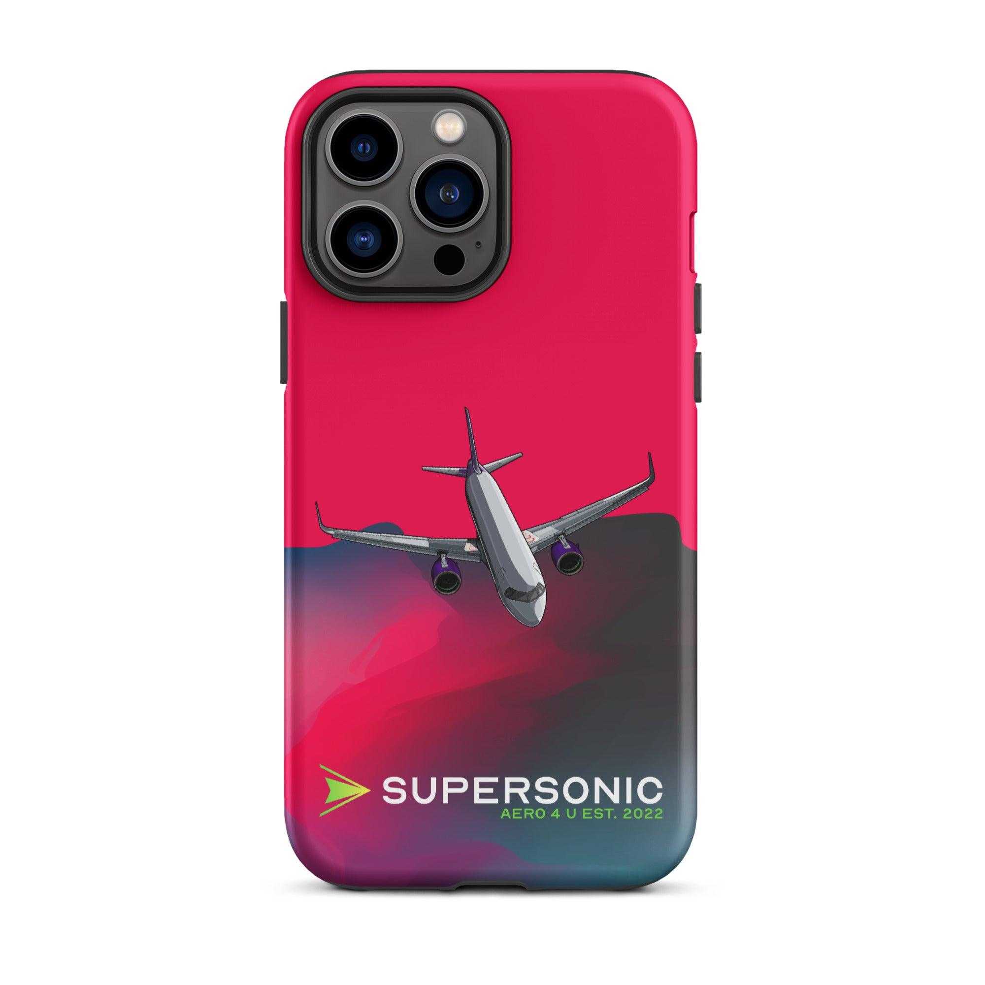 Aviation FIRST CLASS iPhone Hülle - Airbus A320 neo Edition | Airbuslovers iPhone 13 Pro Max für Piloten, Crews, Kinder & Planespotter made by SUPERSONIC aero 4U
