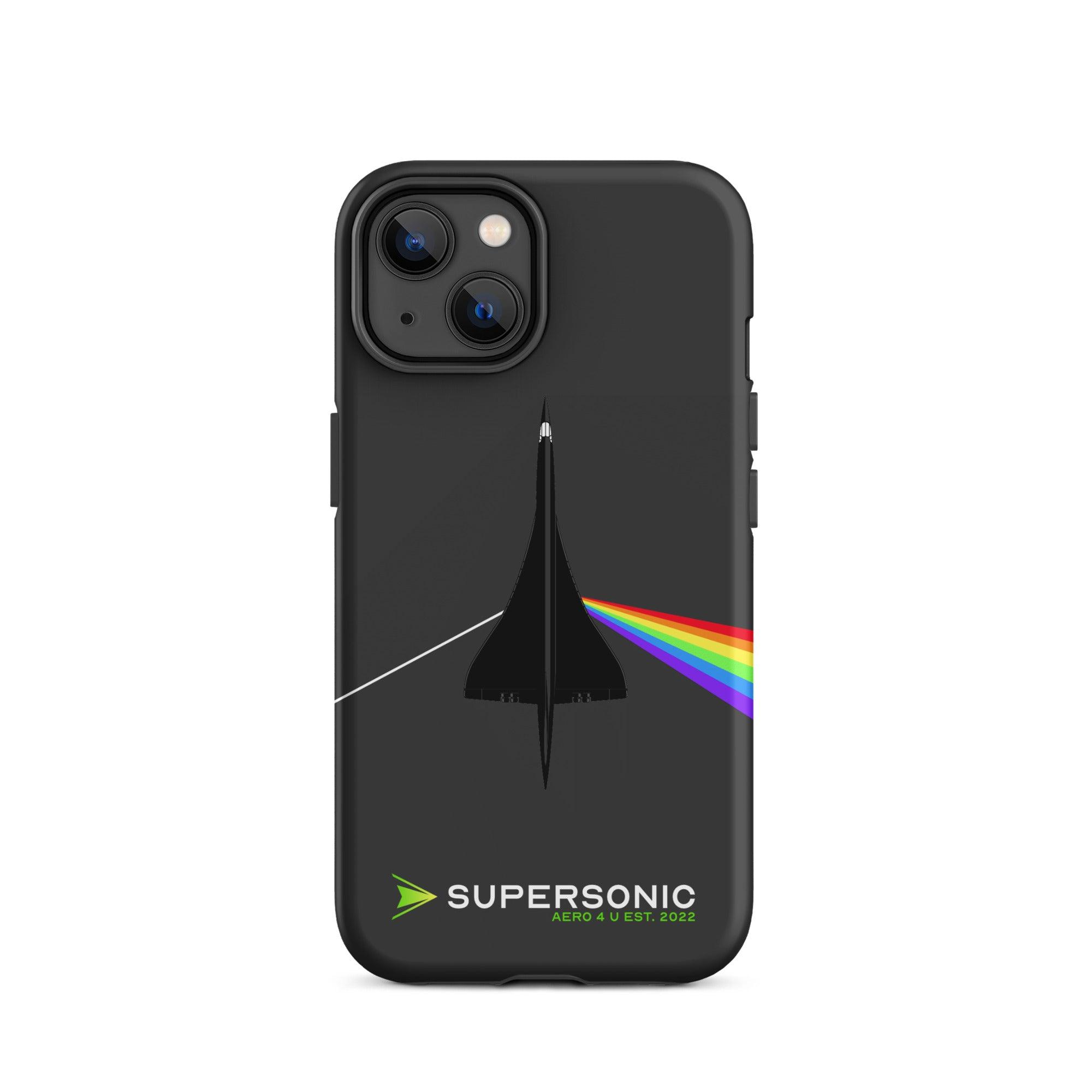 Aviation FIRST CLASS iPhone Hülle - Concorde Dark Side of Supersonic iPhone 14 für Piloten, Crews, Kinder & Planespotter made by SUPERSONIC aero 4U