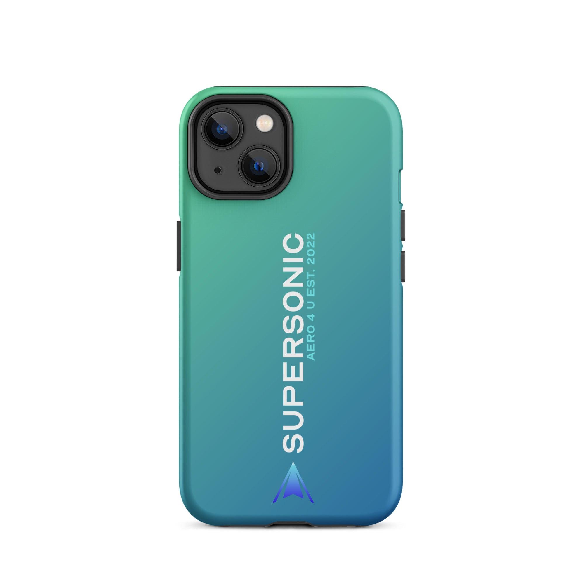 Aviation FIRST CLASS iPhone Schutzhülle - Supersonic Edition Gradient | Premium Aviation Case iPhone 14 für Piloten, Crews, Kinder & Planespotter made by SUPERSONIC aero 4U