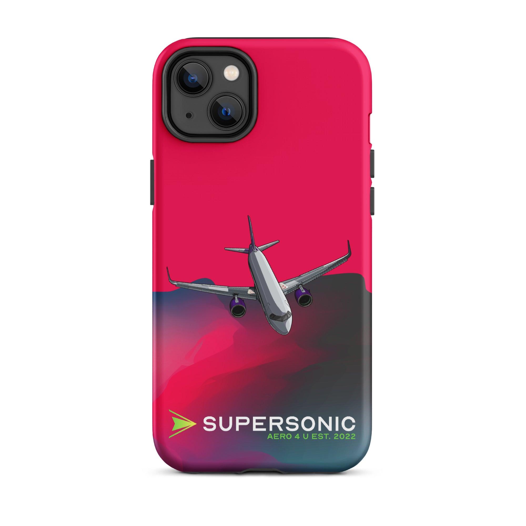 Aviation FIRST CLASS iPhone Hülle - Airbus A320 neo Edition | Airbuslovers iPhone 14 Plus für Piloten, Crews, Kinder & Planespotter made by SUPERSONIC aero 4U