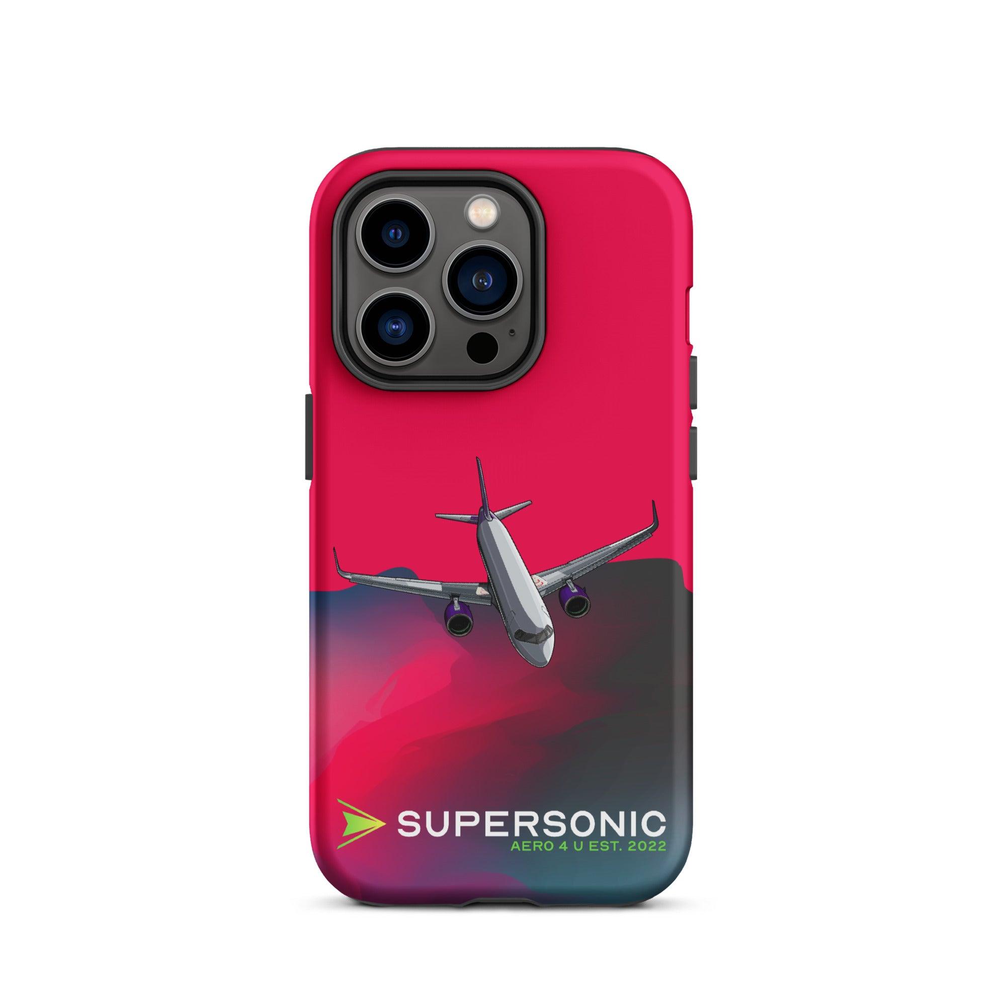 Aviation FIRST CLASS iPhone Hülle - Airbus A320 neo Edition | Airbuslovers iPhone 14 Pro für Piloten, Crews, Kinder & Planespotter made by SUPERSONIC aero 4U