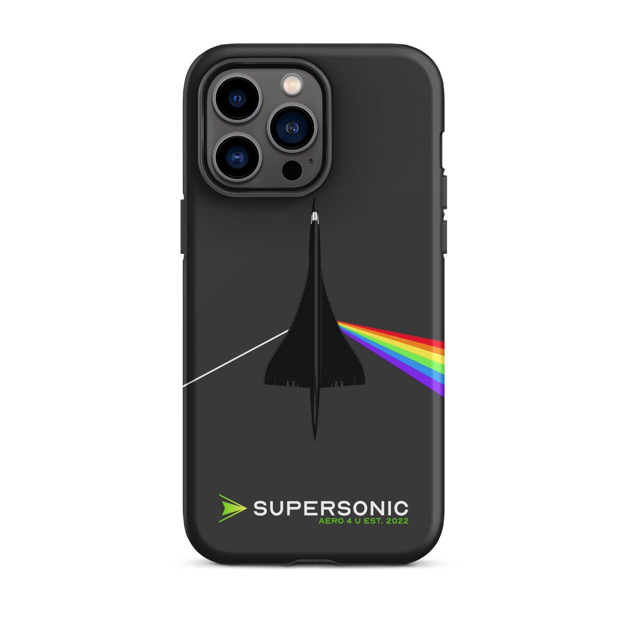Aviation FIRST CLASS iPhone Hülle - Concorde Dark Side of Supersonic iPhone 14 Pro Max für Piloten, Crews, Kinder & Planespotter made by SUPERSONIC aero 4U