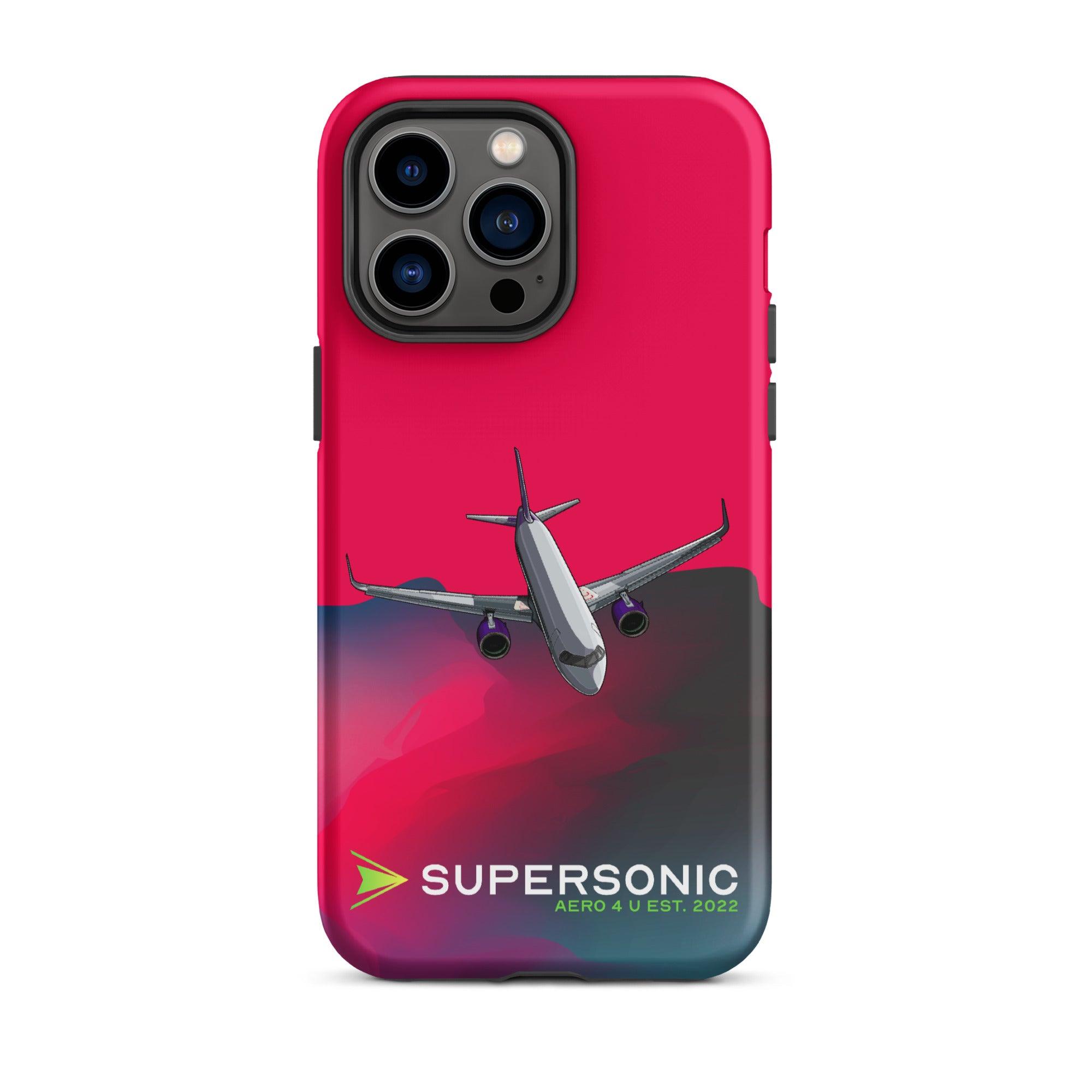 Aviation FIRST CLASS iPhone Hülle - Airbus A320 neo Edition | Airbuslovers iPhone 14 Pro Max für Piloten, Crews, Kinder & Planespotter made by SUPERSONIC aero 4U