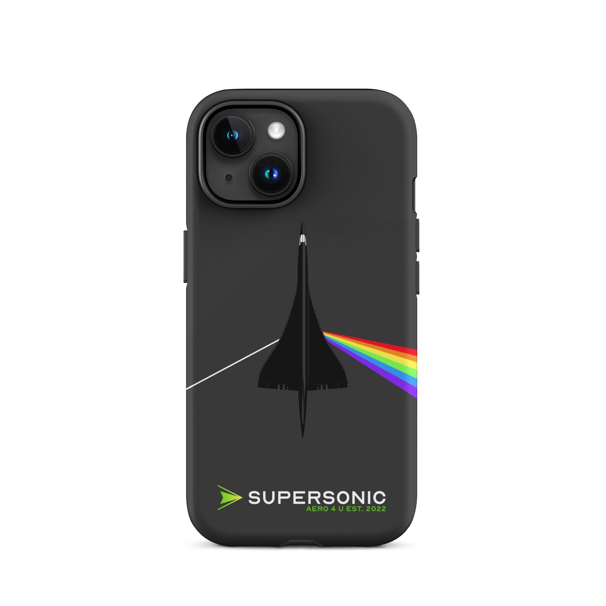 Aviation FIRST CLASS iPhone Hülle - Concorde Dark Side of Supersonic iPhone 15 für Piloten, Crews, Kinder & Planespotter made by SUPERSONIC aero 4U