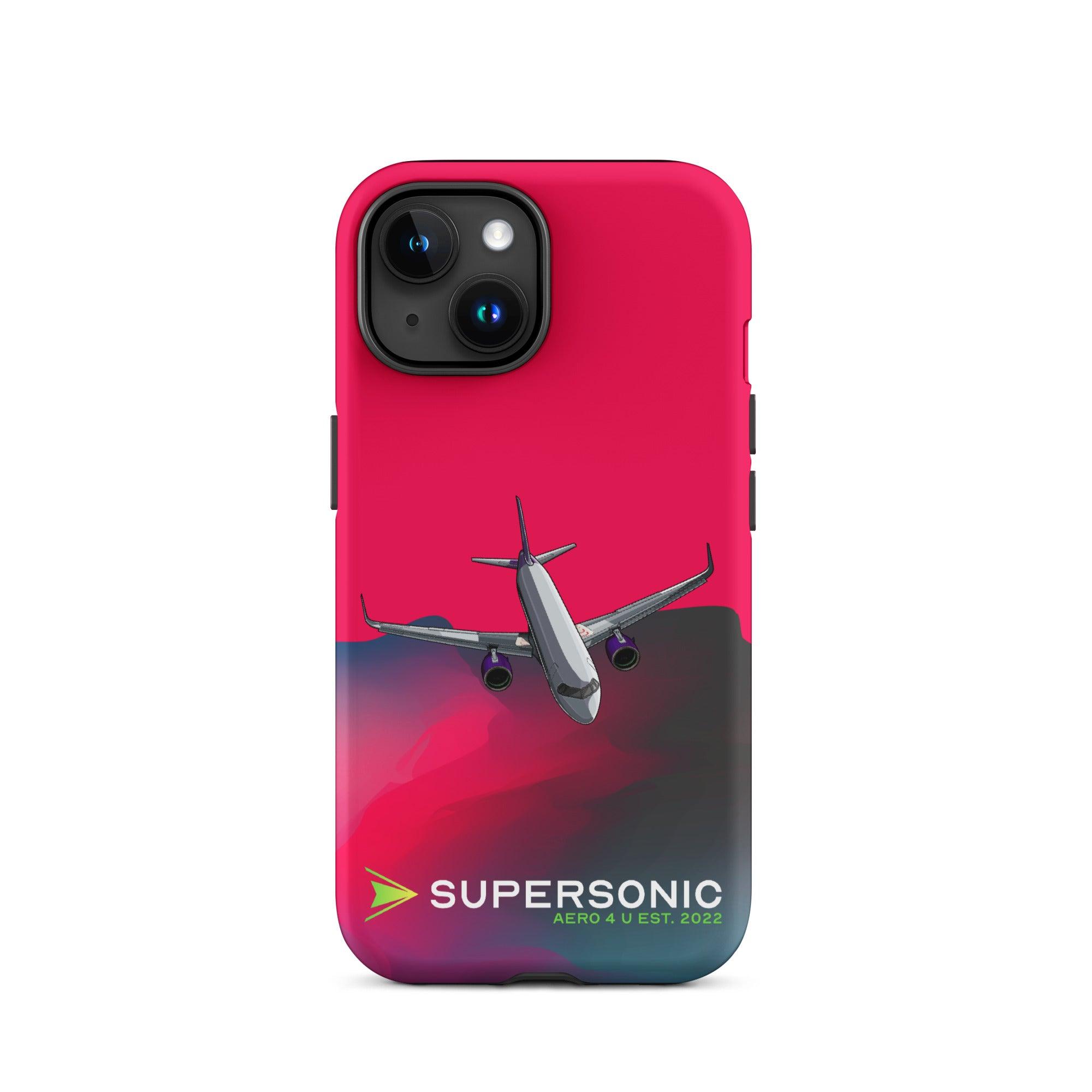 Aviation FIRST CLASS iPhone Hülle - Airbus A320 neo Edition | Airbuslovers iPhone 15 für Piloten, Crews, Kinder & Planespotter made by SUPERSONIC aero 4U