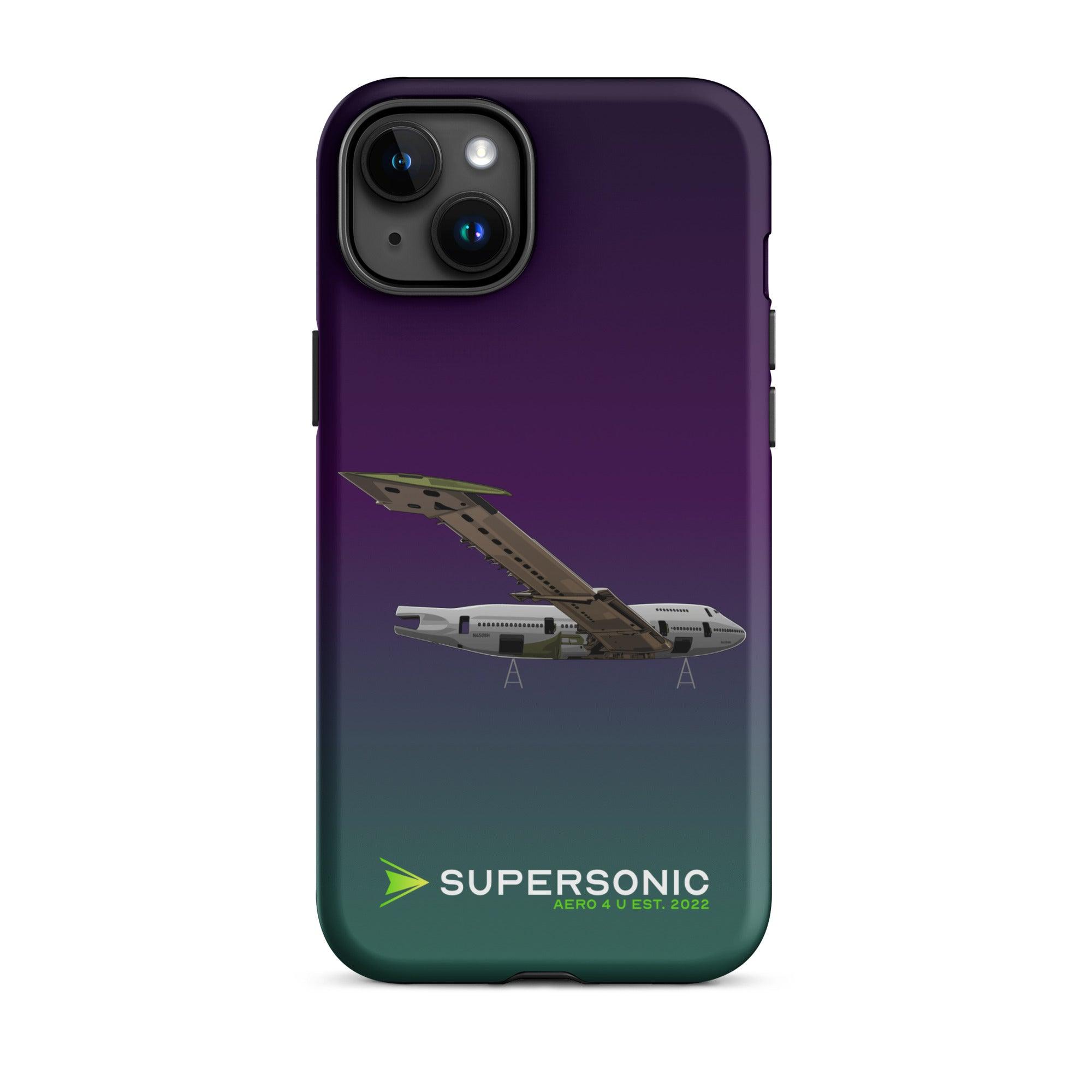 Aviation FIRST CLASS iPhone Hülle - Boeing 747 Jumbojet Edition | Boneyard iPhone 15 Plus für Piloten, Crews, Kinder & Planespotter made by SUPERSONIC aero 4U